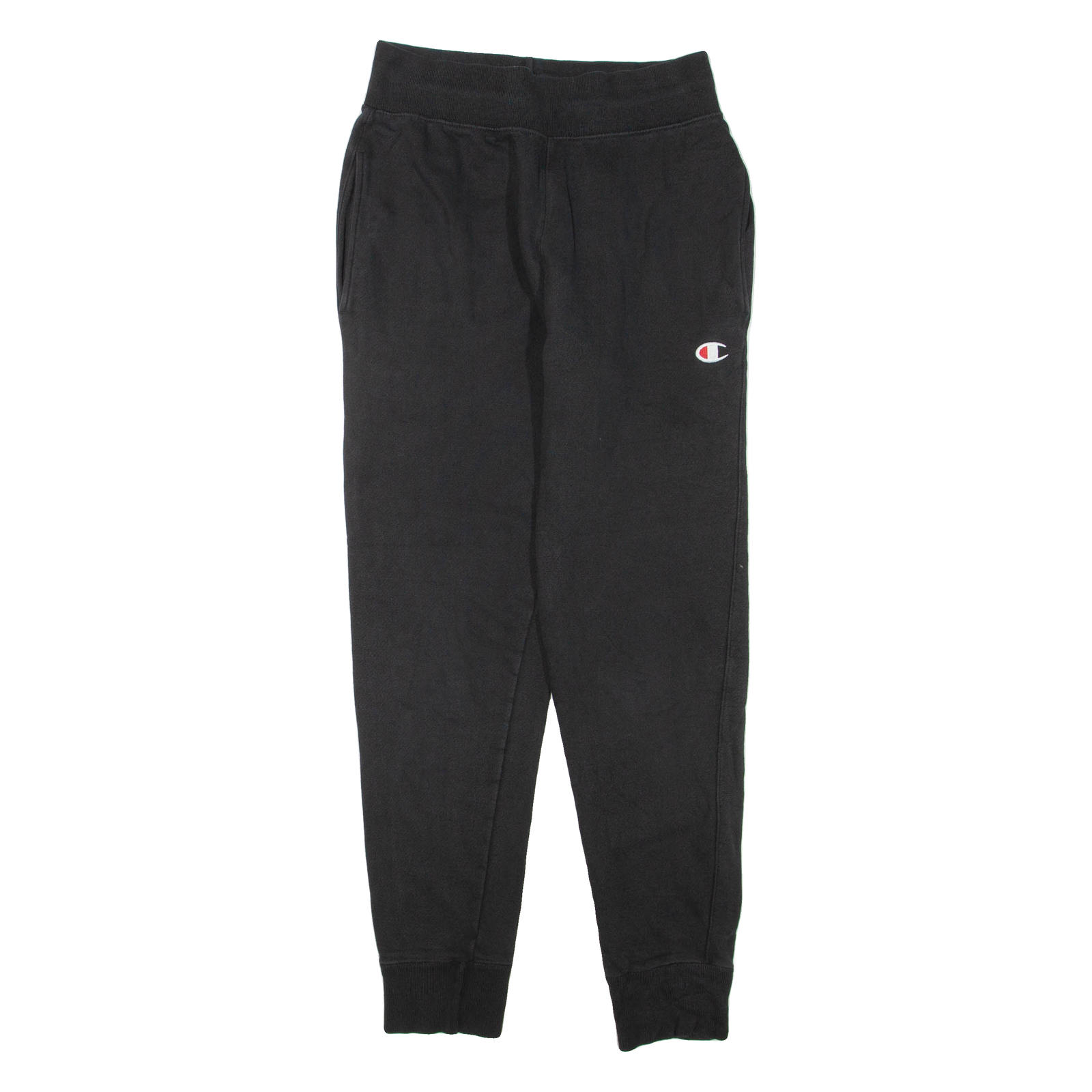 CHAMPION REVERSE WEAVE Mens Joggers Black Tapered S W26 L30 Refurbished - N/A refurbished available on Cerqular