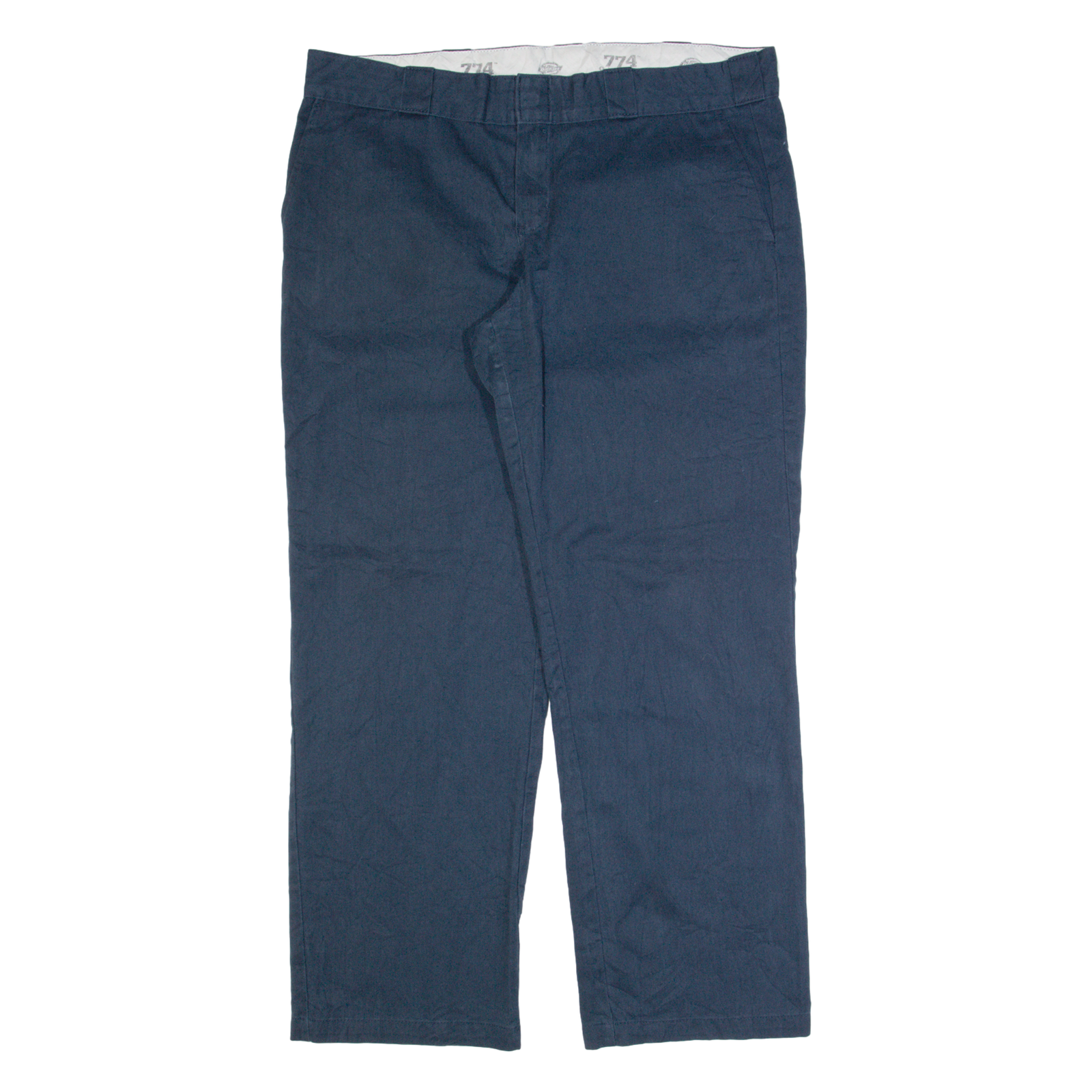 DICKIES 774 Workwear Mens Trousers Blue Regular Straight W36 L32 Refurbished - N/A refurbished available on Cerqular