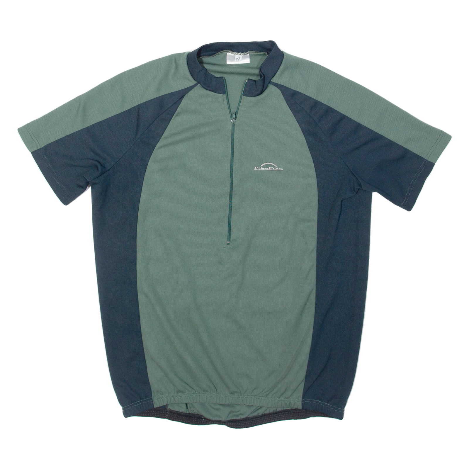BIKE PLUS Cycling Mens Jersey Green 1/2 Zip M Refurbished - N/A refurbished available on Cerqular