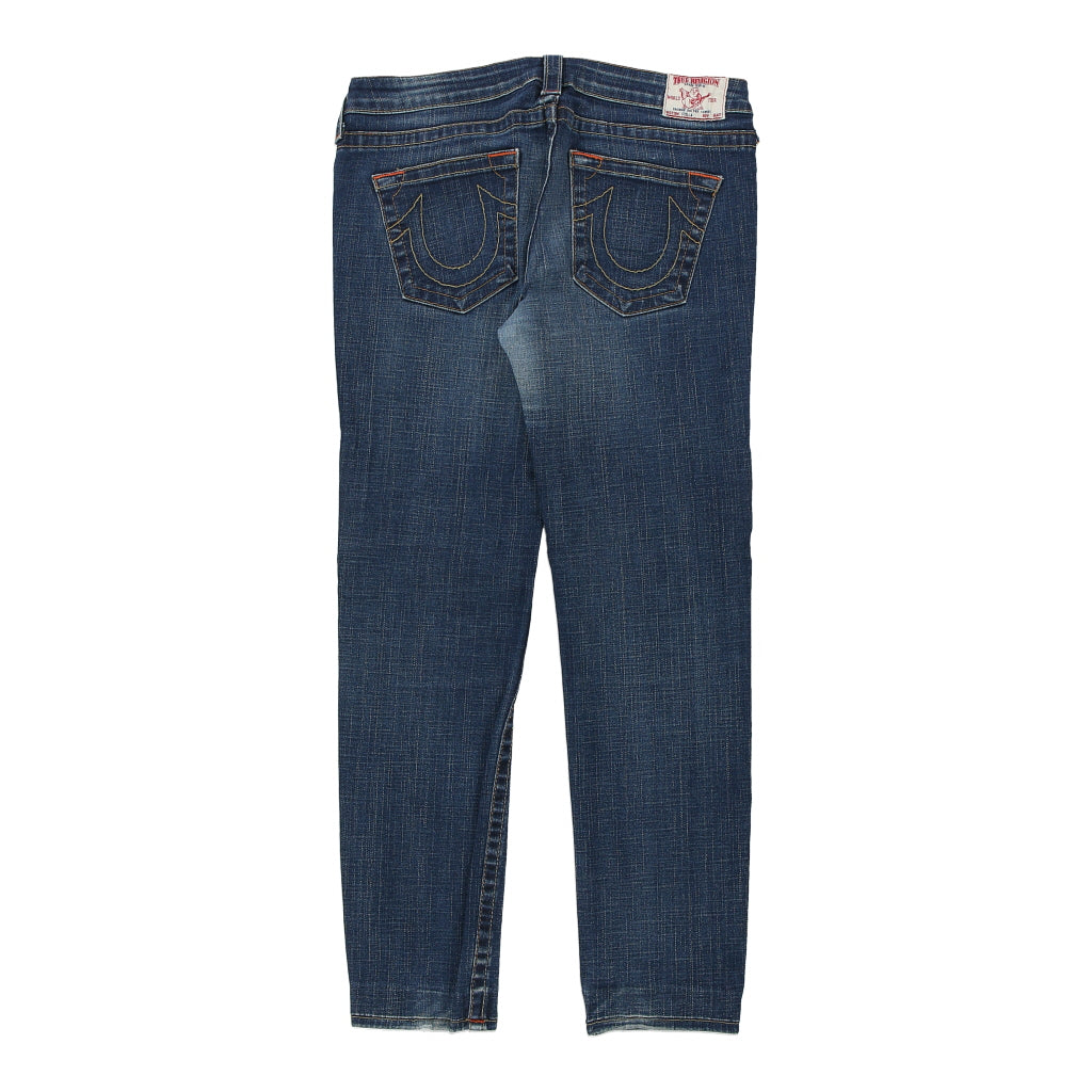 True Religion Skinny Jeans - 34W UK 12 Blue Cotton Refurbished - Thrifted (note: this is a term often used to describe second- refurbished available on Cerqular