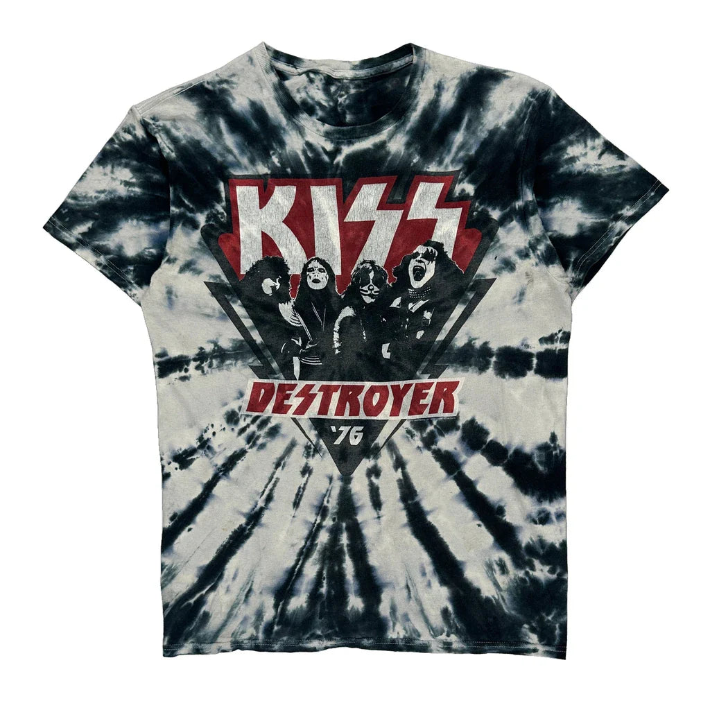 Buy Destroyer 76 Kiss Band T-Shirt - Medium Black & White Cotton Refurbished - $18.21 Destroyer 76 Kiss Band T-Shirt - Medium Black & White Cotton Refurbished - Thrifted (note: this is a term often used to describe second- refurbished available on Cerqular