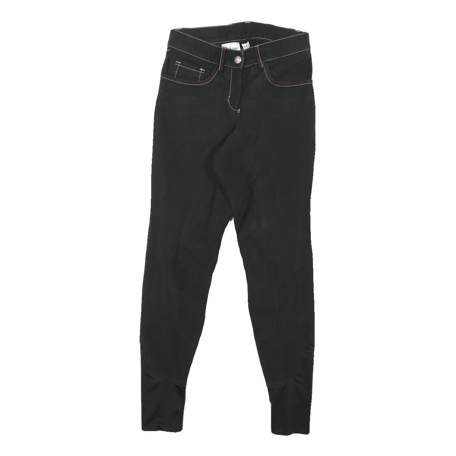 FELIX BUHLER Womens Jeans Black Slim Skinny Denim W24 L27 Stylish Zip Closure Refurbished - N/A refurbished available on Cerqular