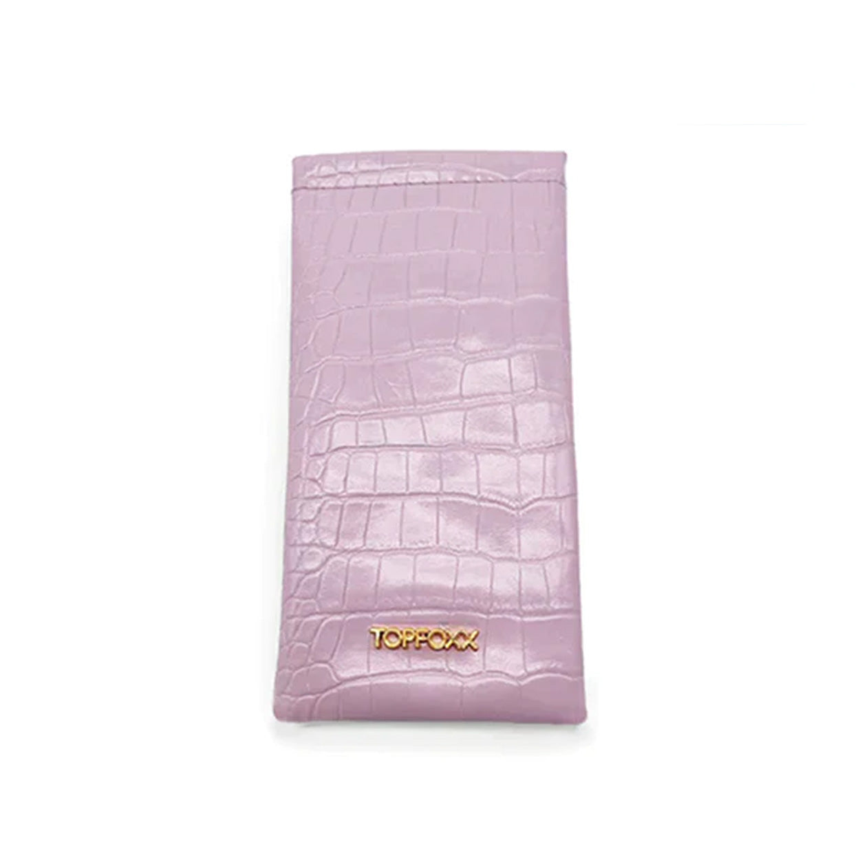 Lilac Faux Croco Soft Pouch | Color: Lilac | Size: OS Refurbished - N/A refurbished available on Cerqular
