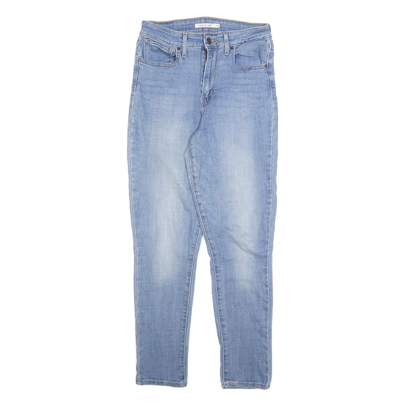 LEVI'S 721 Womens Slim Skinny Denim Light W29 L28 Zip Cotton Blend Jeans Refurbished - N/A refurbished available on Cerqular