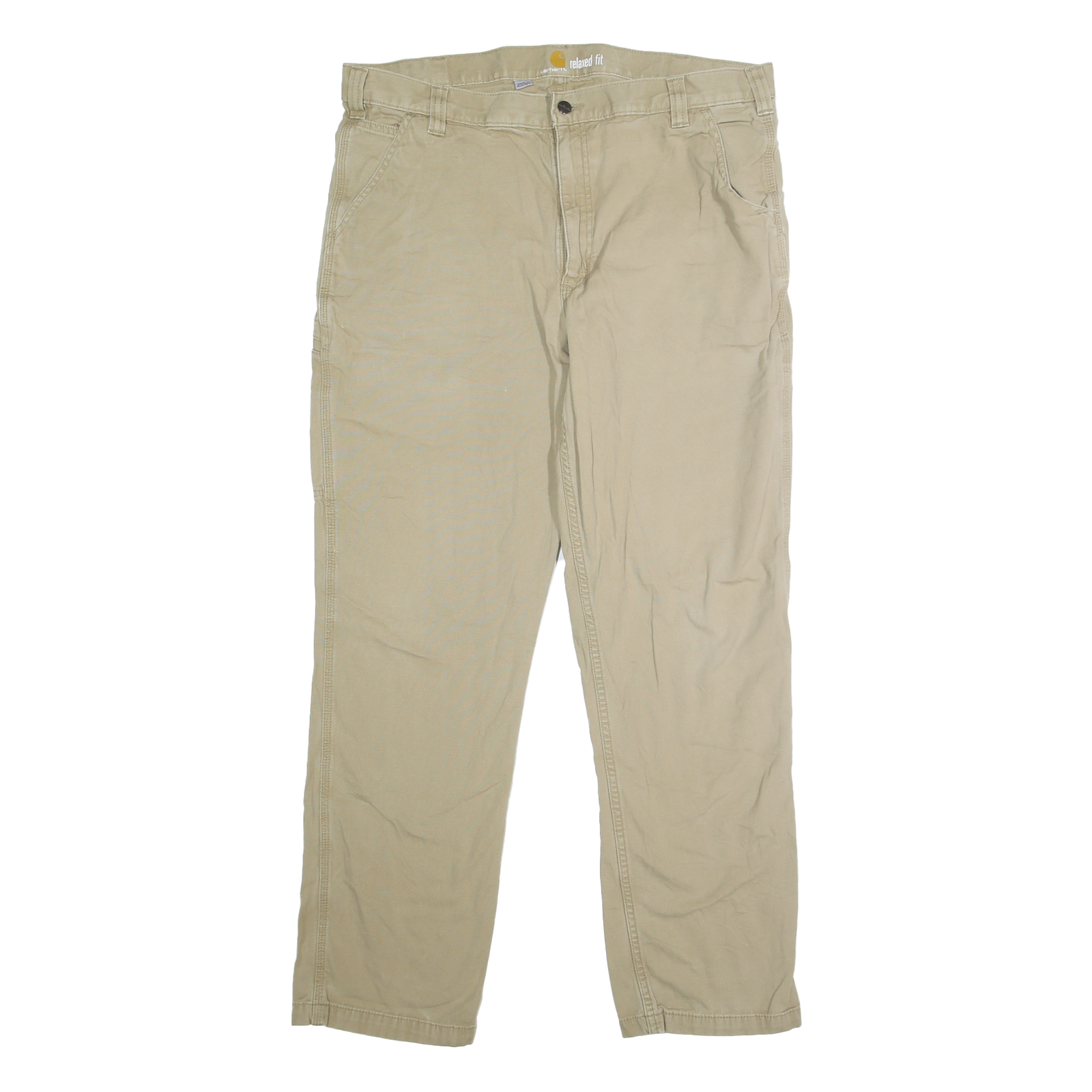 Buy CARHARTT Mens Cotton Blend Beige Relaxed Straight Trousers W40 L34 Workwear Zip Refurbished - $62.39 CARHARTT Mens Cotton Blend Beige Relaxed Straight Trousers W40 L34 Workwear Zip Refurbished - N/A refurbished available on Cerqular