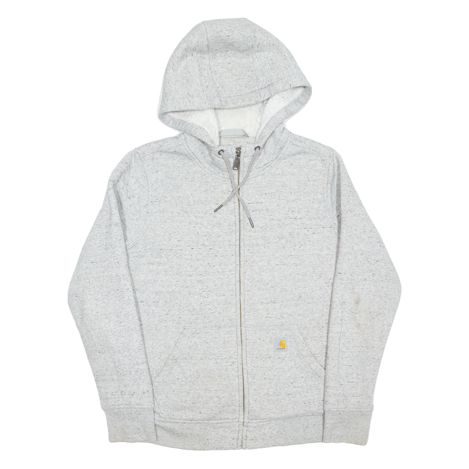 CARHARTT Relaxed Fit Womens Grey Hoodie Full Zip S Refurbished - N/A refurbished available on Cerqular