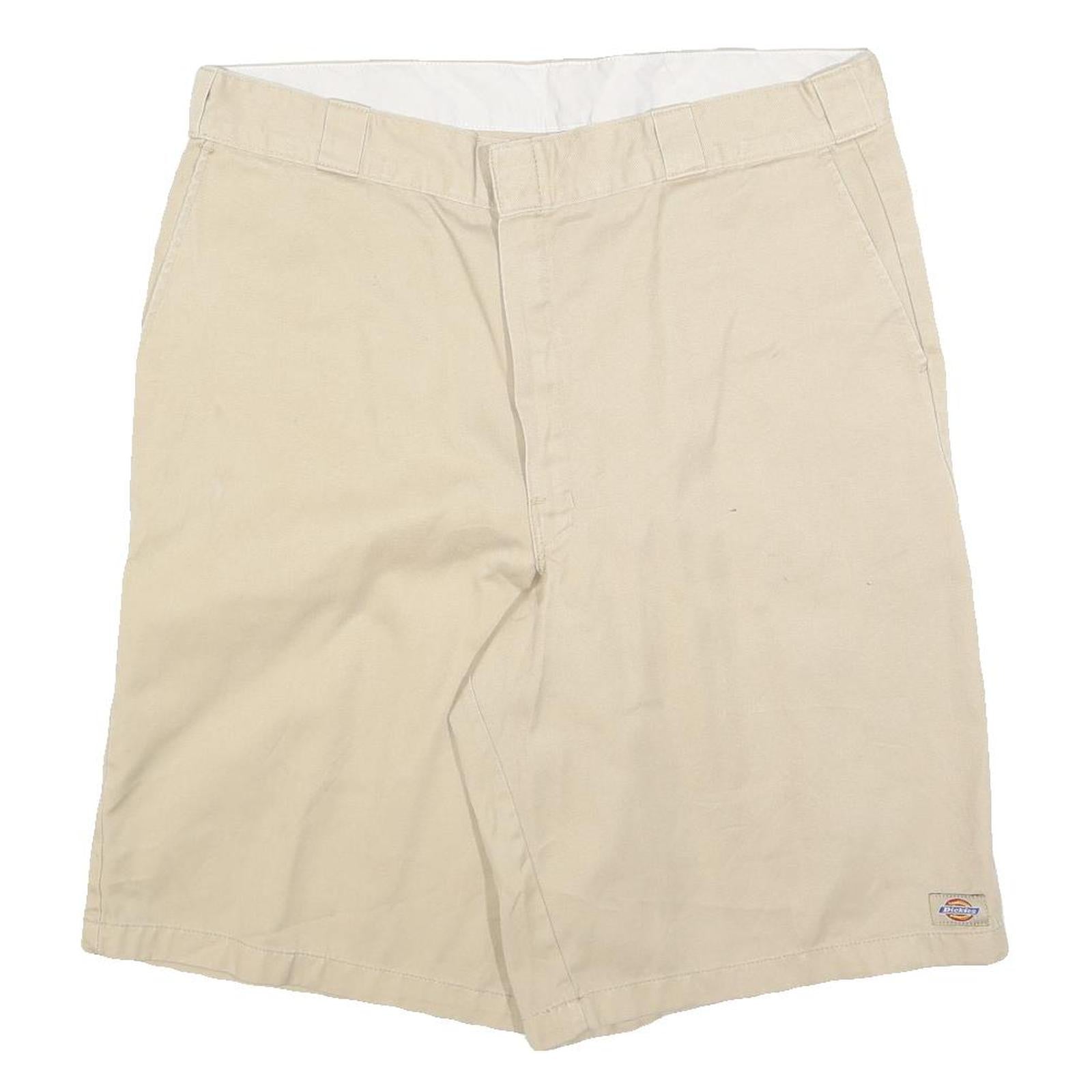 DICKIES Mens Shorts Beige Casual XL W38 Cotton Blend Durable Workwear Refurbished - N/A refurbished available on Cerqular