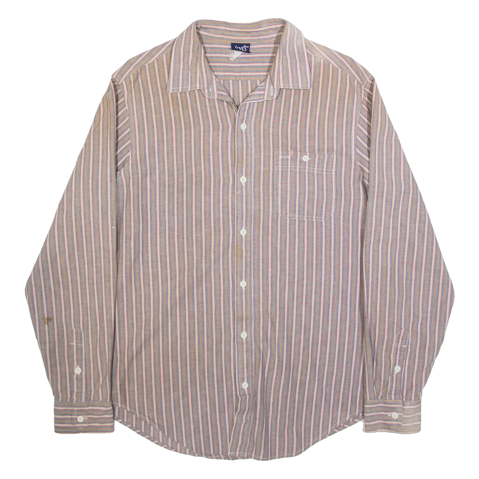 Buy LEVI'S Mens Shirt Grey Striped Long Sleeve L Refurbished - $28.59 LEVI'S Mens Shirt Grey Striped Long Sleeve L Refurbished - N/A refurbished available on Cerqular