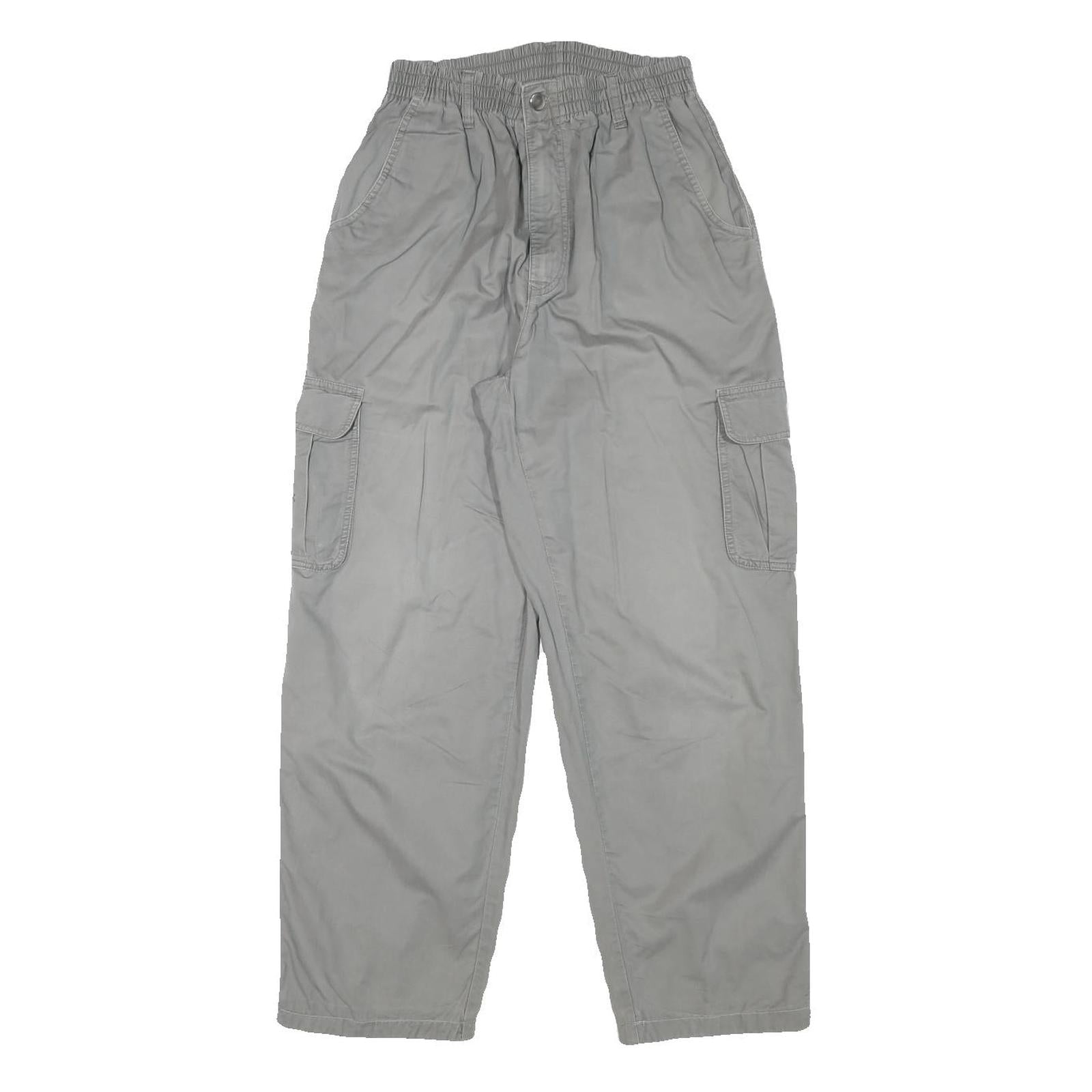 Buy Womens Relaxed Grey Cotton Blend Zip Cargo Trousers W24 L27 Comfortable Casual Refurbished - $23.39 Womens Relaxed Grey Cotton Blend Zip Cargo Trousers W24 L27 Comfortable Casual Refurbished - N/A refurbished available on Cerqular