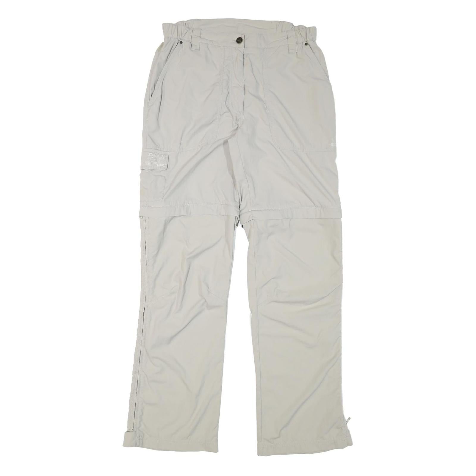 SALEWA Womens Regular Fit Beige Polyester Blend Zip Trousers W29 L31 Outdoor Refurbished - N/A refurbished available on Cerqular