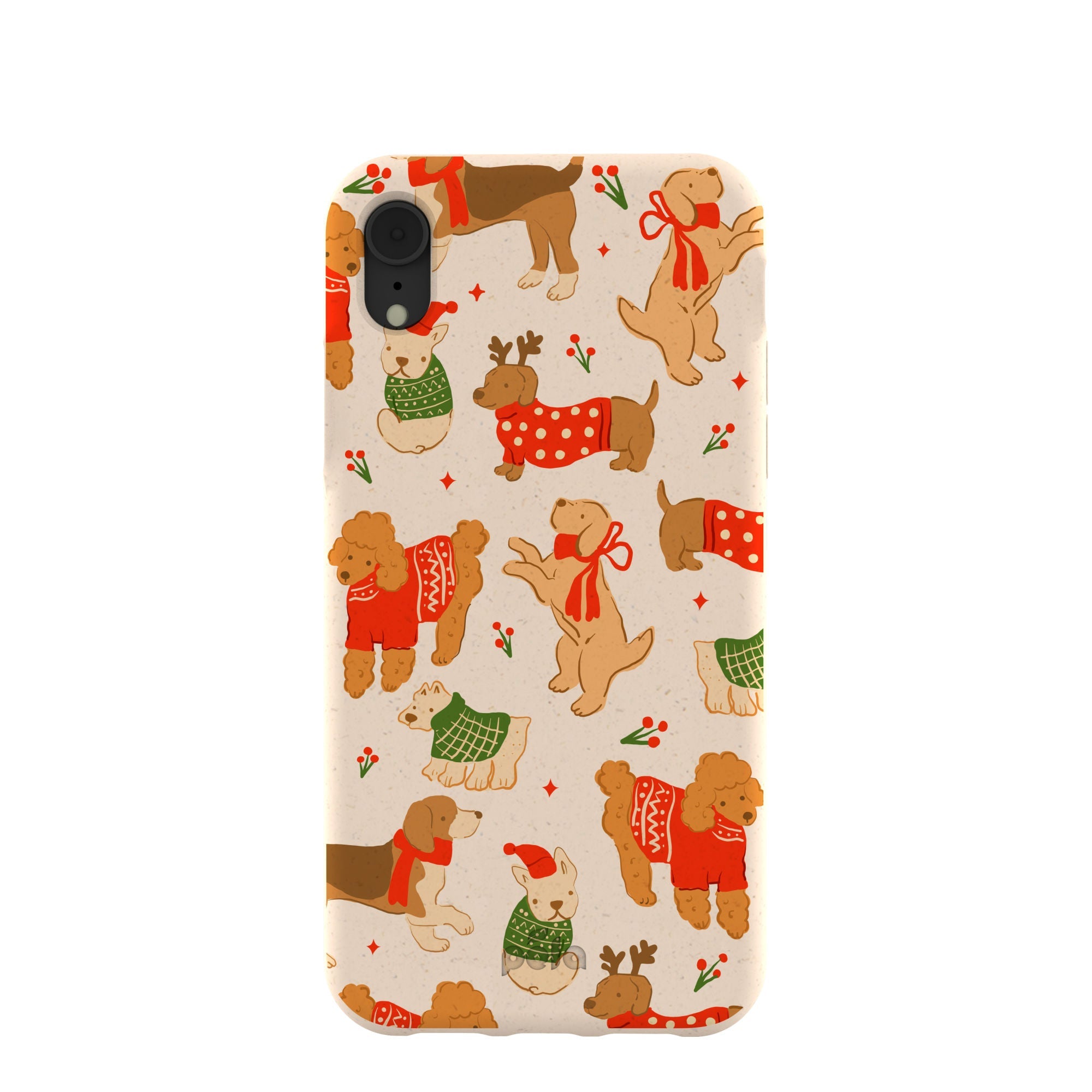 Seashell Jolly Doggos iPhone XR Case Refurbished - Pela Case refurbished available on Cerqular
