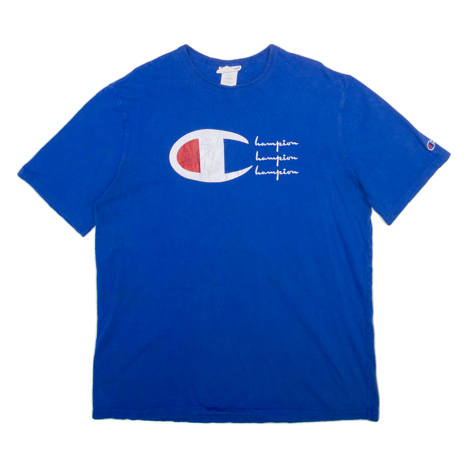 CHAMPION Mens T-Shirt Blue XL Refurbished - N/A refurbished available on Cerqular