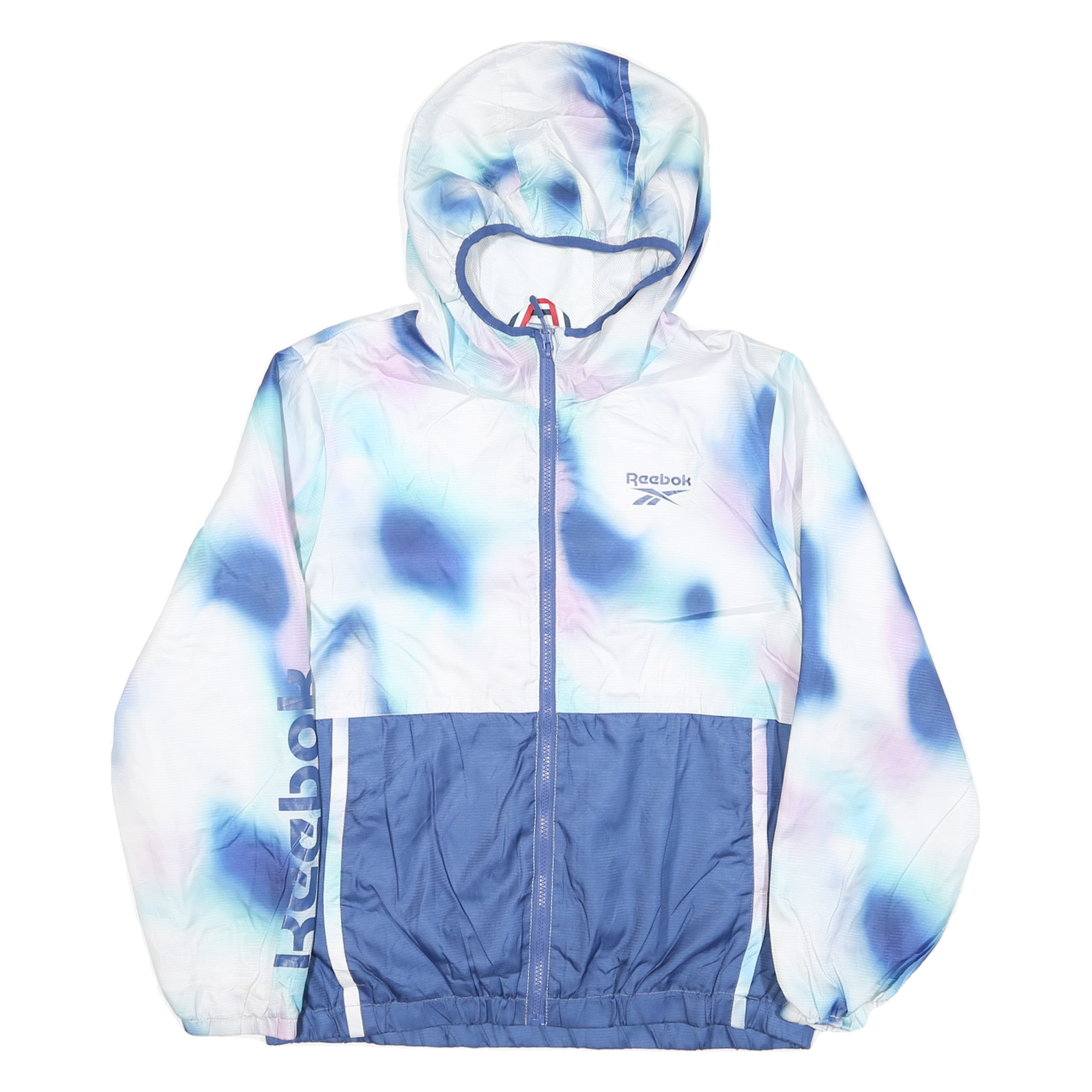 Buy REEBOK Womens Blue & White Tie Dye Zip Jacket L Polyester Blend Hooded Casual Refurbished - $36.39 REEBOK Womens Blue & White Tie Dye Zip Jacket L Polyester Blend Hooded Casual Refurbished - N/A refurbished available on Cerqular