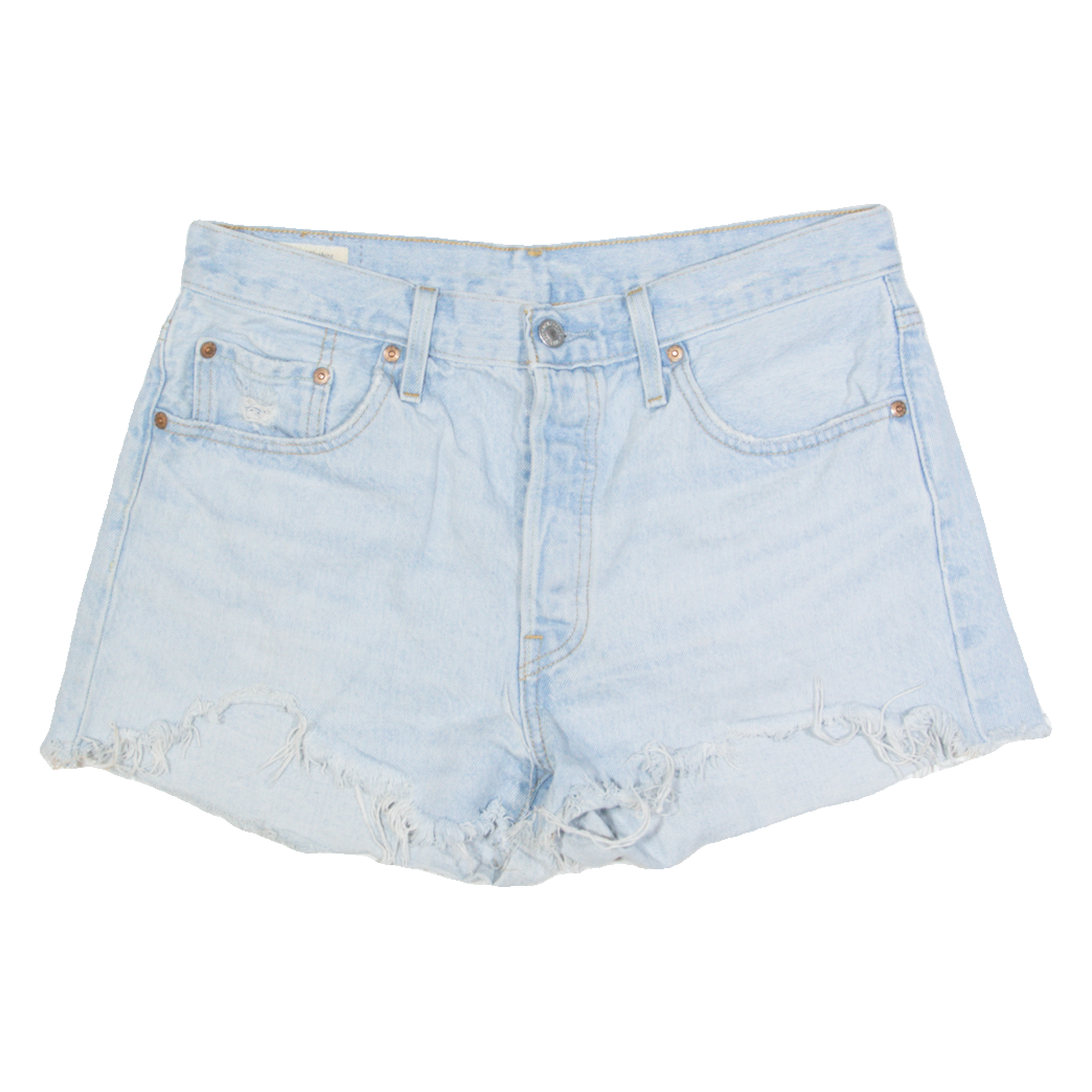 LEVI'S 501 BIG E Womens Denim Shorts Blue M W29 Refurbished - N/A refurbished available on Cerqular