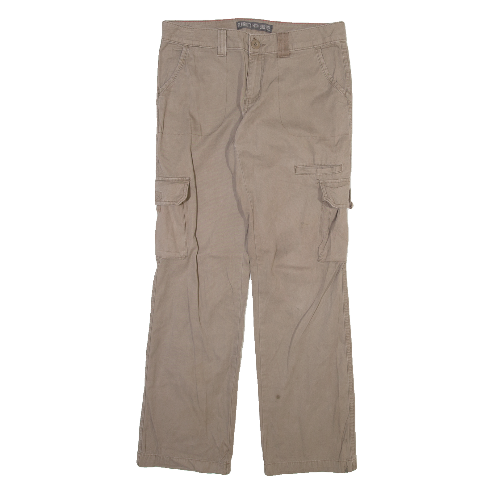 DICKIES Cargo Womens Trousers Grey Relaxed Straight W32 L31 Refurbished - N/A refurbished available on Cerqular