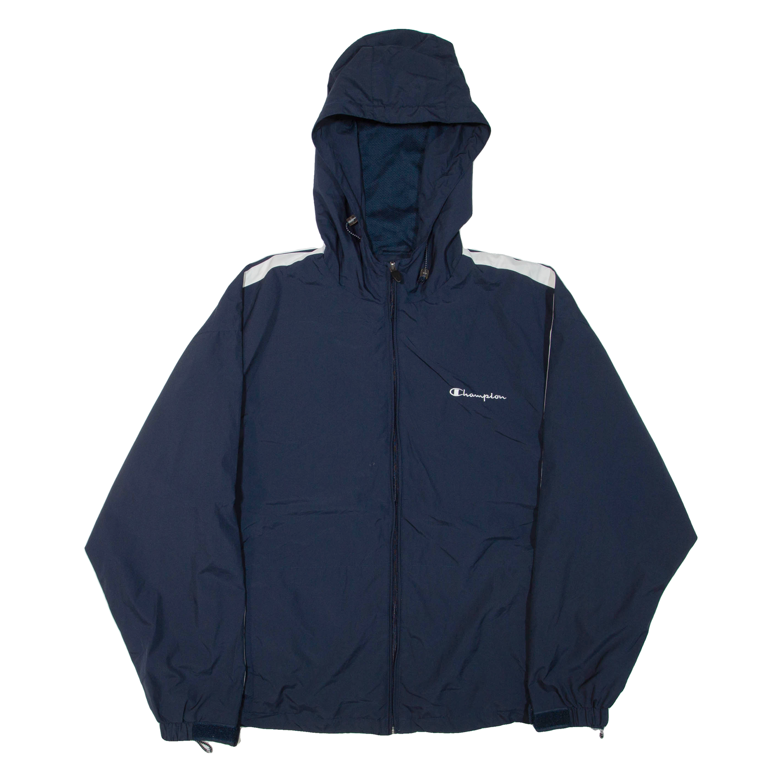 CHAMPION Mens Track Jacket Blue Hooded XL Refurbished - N/A refurbished available on Cerqular