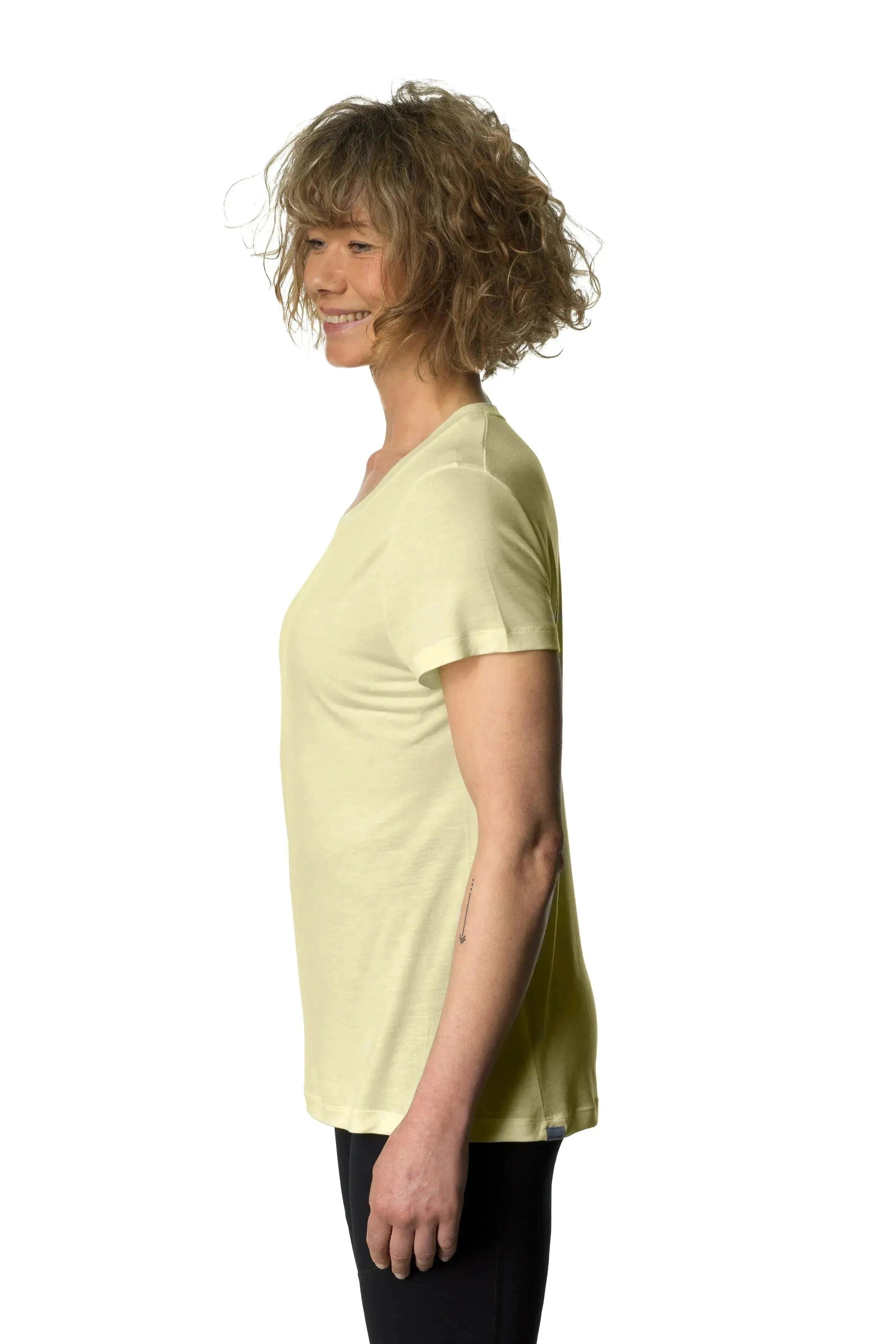 Buy W's Tree Tee | Color: Ginger Yellow | Size: L Refurbished - $65.00 W's Tree Tee | Color: Ginger Yellow | Size: L Refurbished - Houdini Sportswear refurbished available on Cerqular