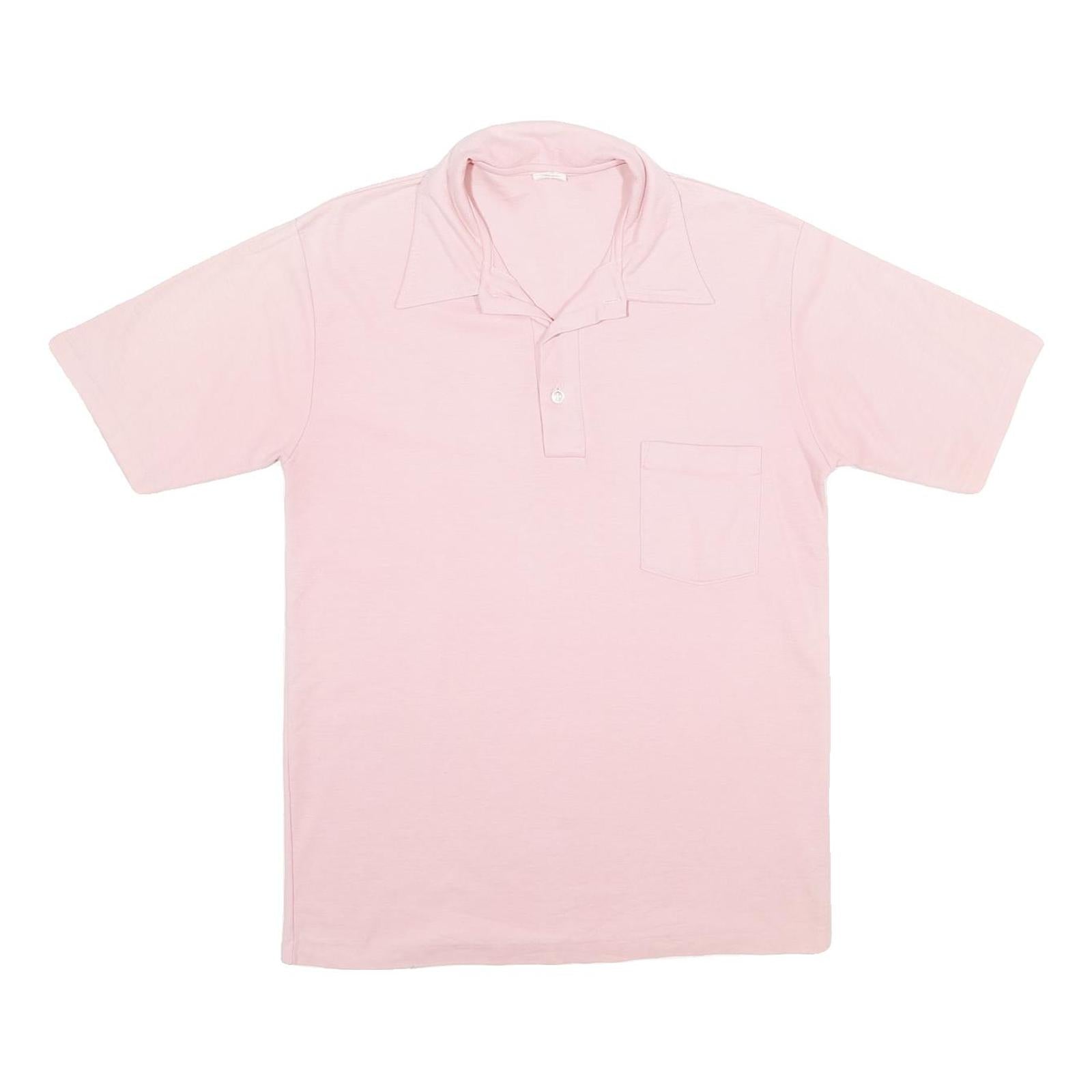 TOPS TOO Mens Pink Short Sleeve Plain XL Cotton Blend Polo Shirt Casual Wear Refurbished - N/A refurbished available on Cerqular