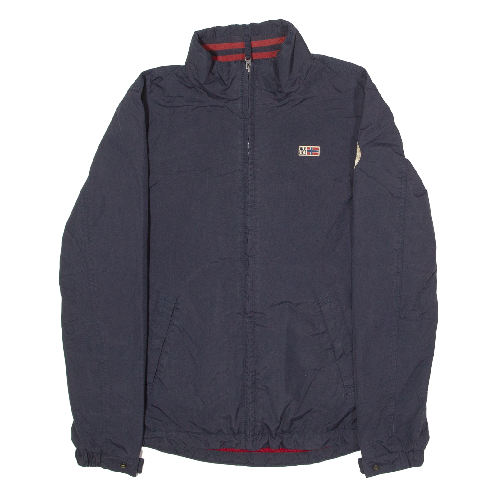 NAPAPIJRI Mens Windbreaker Jacket Blue S Refurbished - N/A refurbished available on Cerqular