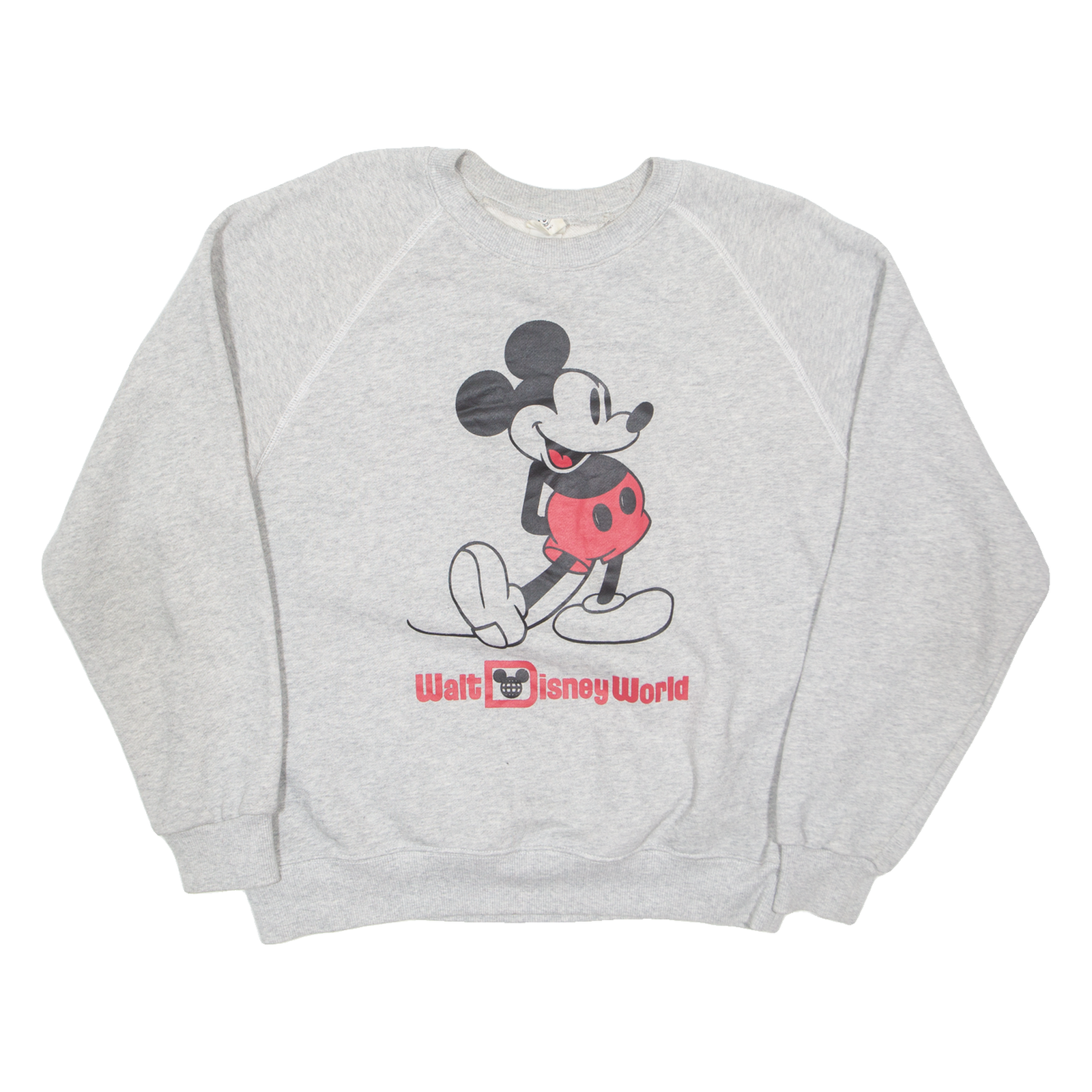 DISNEY Disney World Mickey Mouse Mens Sweatshirt Grey USA M Refurbished - N/A refurbished available on Cerqular