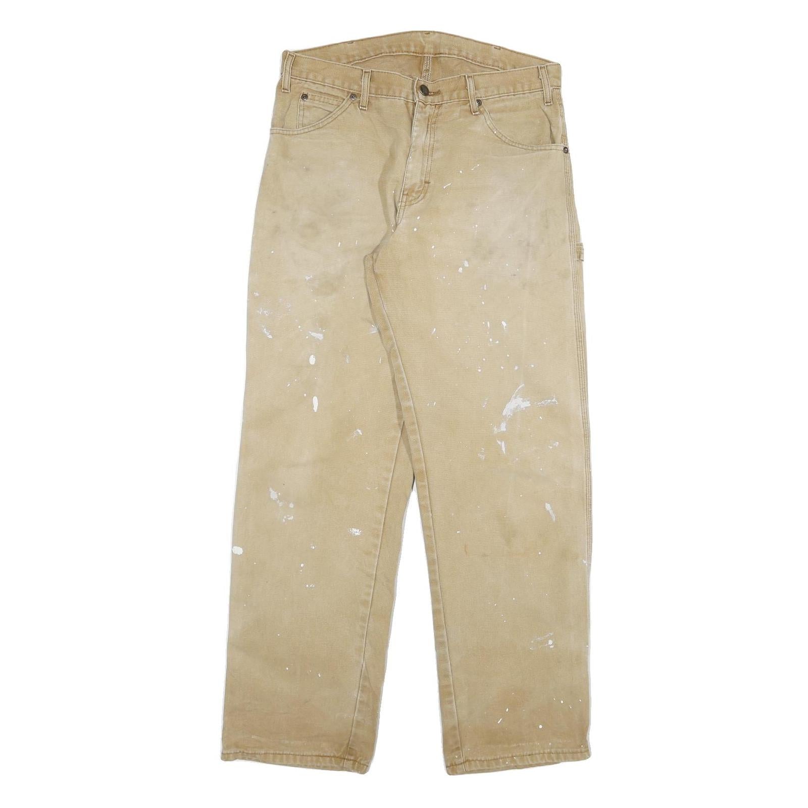Buy DICKIES Mens Regular Beige Cotton Blend Zip Trousers W32 L31 Workwear Carpenter Refurbished - $31.19 DICKIES Mens Regular Beige Cotton Blend Zip Trousers W32 L31 Workwear Carpenter Refurbished - N/A refurbished available on Cerqular