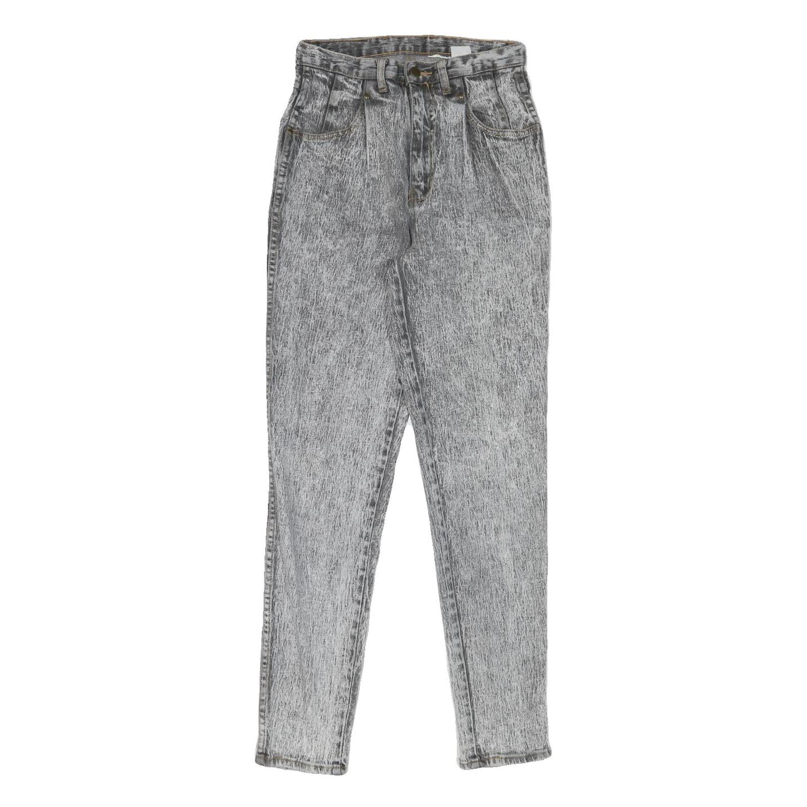 NIX NIX NIX Womens Slim Grey Denim Light Jeans W25 L30 Cotton Blend Zip Refurbished - N/A refurbished available on Cerqular