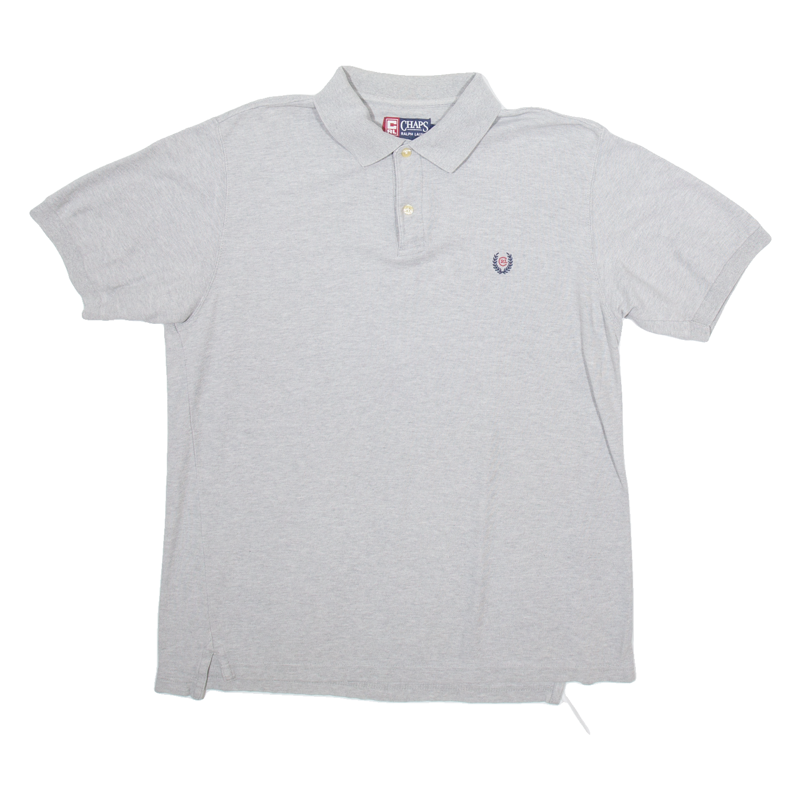 CHAPS RALPH LAUREN Mens Polo Shirt Grey L Refurbished - N/A refurbished available on Cerqular