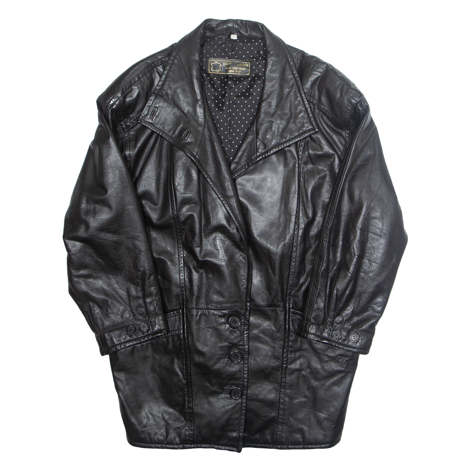 ECHT LEDER Mens Jacket Black S Refurbished - N/A refurbished available on Cerqular
