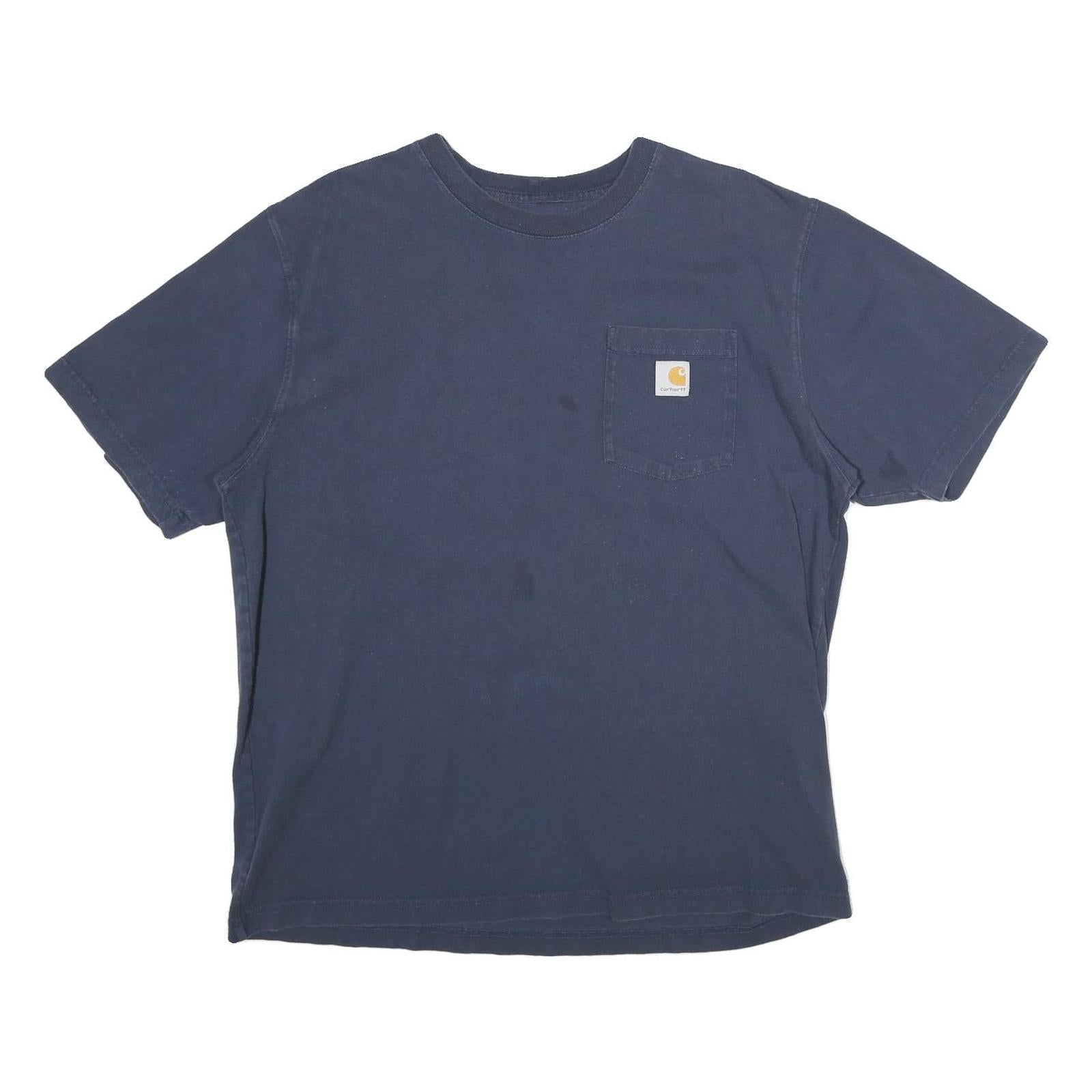 Buy CARHARTT Mens Navy Blue Pocket T-Shirt L Short Sleeve Crew Neck Workwear Refurbished - $24.69 CARHARTT Mens Navy Blue Pocket T-Shirt L Short Sleeve Crew Neck Workwear Refurbished - N/A refurbished available on Cerqular