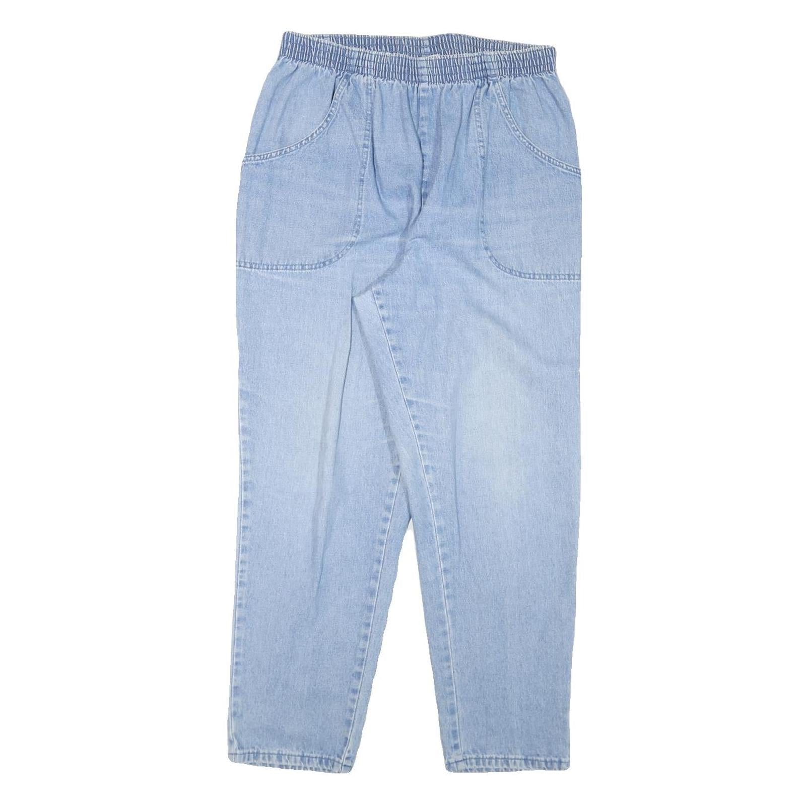 Buy CASCADE Womens Jeans Blue Relaxed Mom Denim Light W28 L27 Elastic Waist Refurbished - $20.79 CASCADE Womens Jeans Blue Relaxed Mom Denim Light W28 L27 Elastic Waist Refurbished - N/A refurbished available on Cerqular