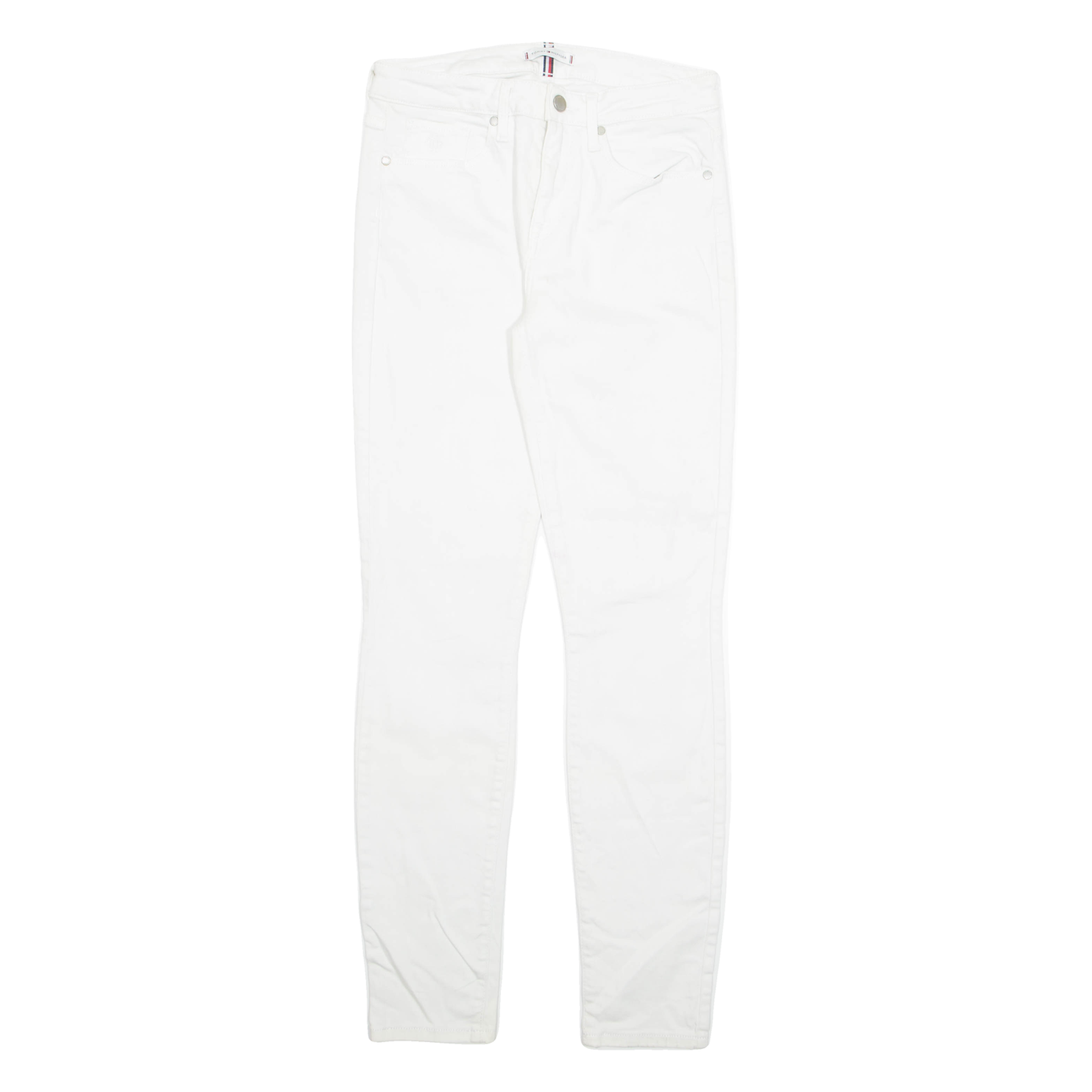 TOMMY HILFIGER Mens Jeans White Regular Skinny W28 L32 Refurbished - N/A refurbished available on Cerqular