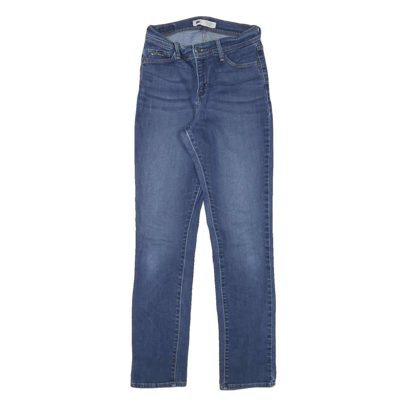 LEVI'S 512 Tapered Womens Jeans Blue Slim Tapered Denim Medium W26 L30 Stylish Refurbished - N/A refurbished available on Cerqular