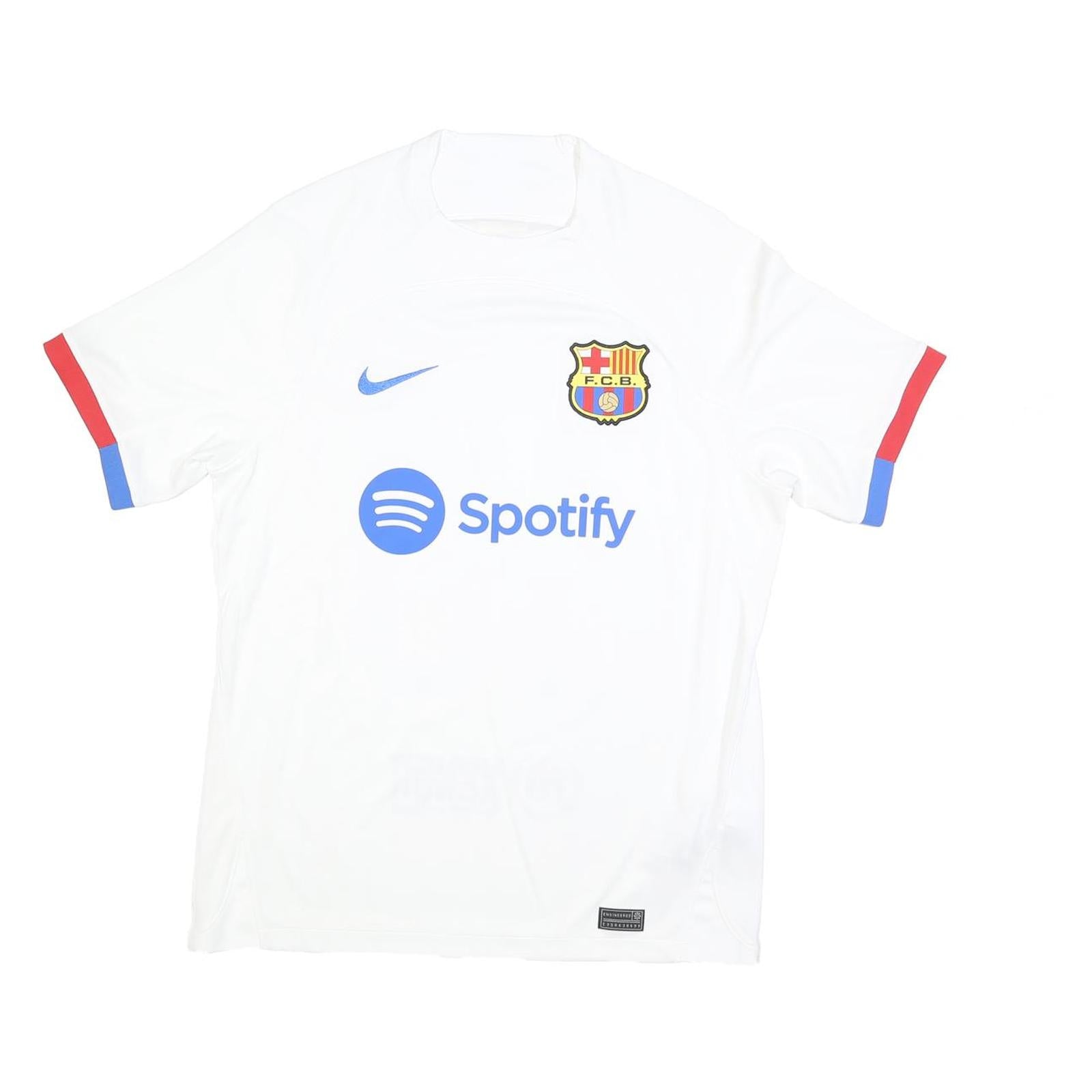 Buy NIKE Mens White Barcelona Ansu Fati Football Shirt M Short Sleeve Crew Neck Refurbished - $84.49 NIKE Mens White Barcelona Ansu Fati Football Shirt M Short Sleeve Crew Neck Refurbished - N/A refurbished available on Cerqular