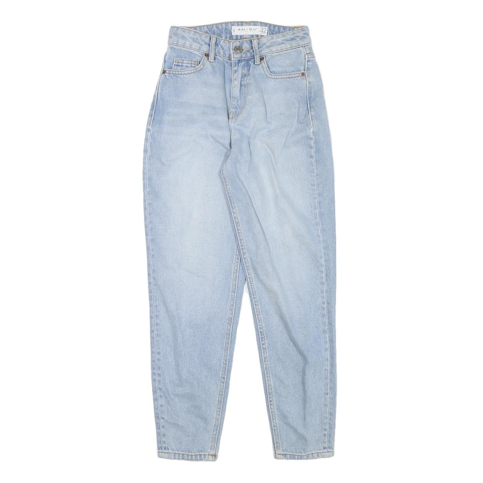 AMISU Womens Jeans Blue Slim Slim Denim Light W22 L27 Stylish Casual Wear Refurbished - N/A refurbished available on Cerqular