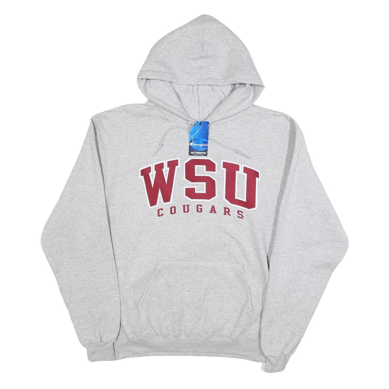 Buy CHAMPION Mens Grey WSU Cougars Pullover Hoodie L Cotton Blend Comfort Refurbished - $33.79 CHAMPION Mens Grey WSU Cougars Pullover Hoodie L Cotton Blend Comfort Refurbished - N/A refurbished available on Cerqular