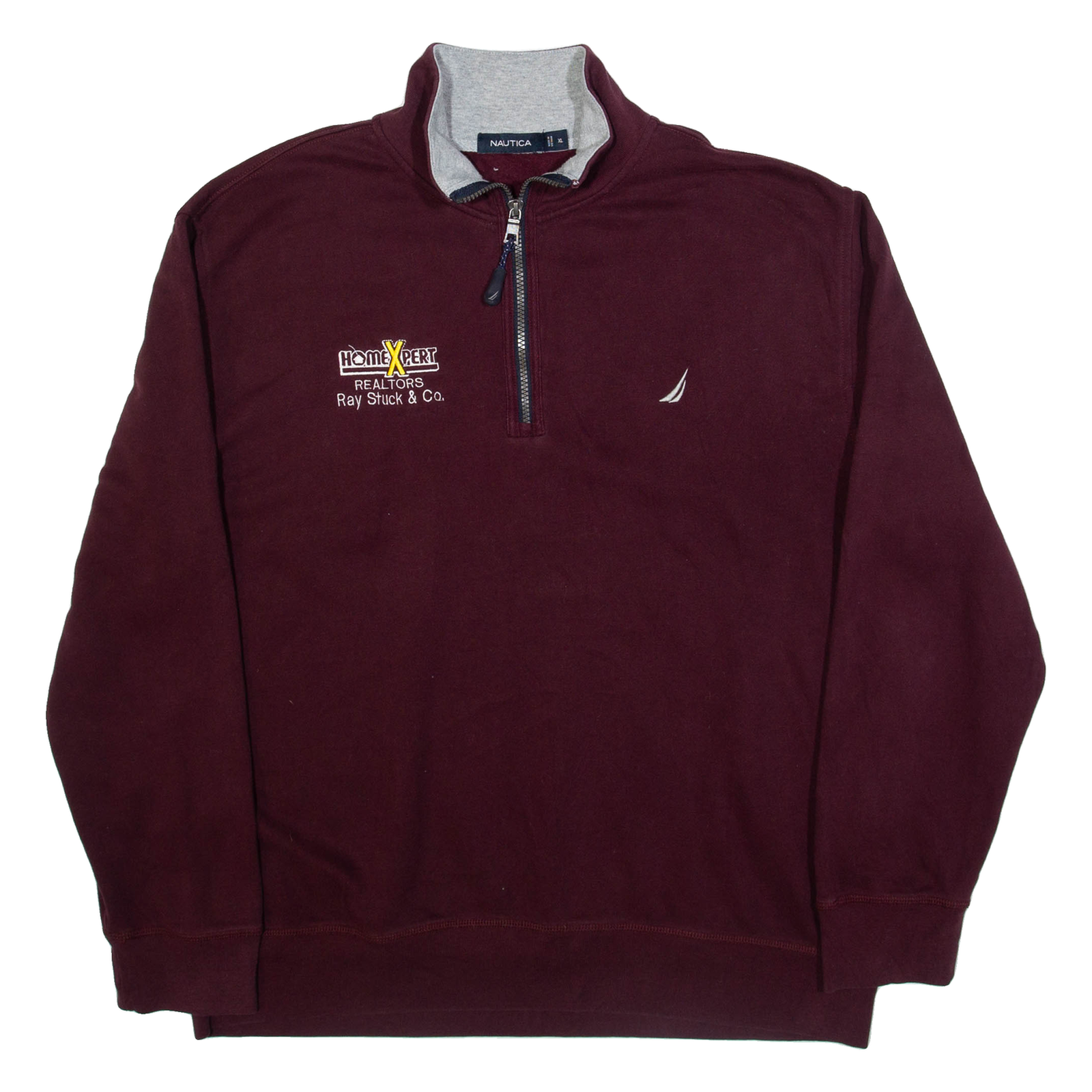 Buy NAUTICA Mens Sweatshirt Maroon 1/4 Zip XL Refurbished - $28.59 NAUTICA Mens Sweatshirt Maroon 1/4 Zip XL Refurbished - N/A refurbished available on Cerqular