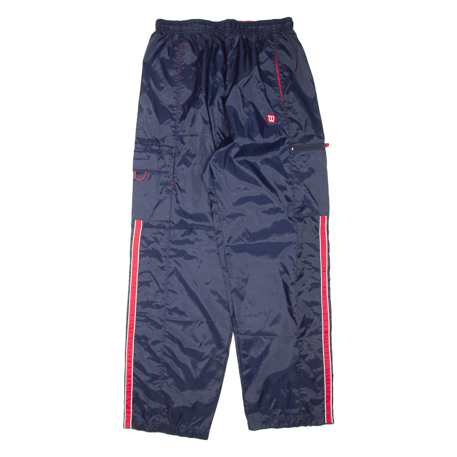 WILSON Mens Track Pants Blue Straight L W30 L32 Refurbished - N/A refurbished available on Cerqular
