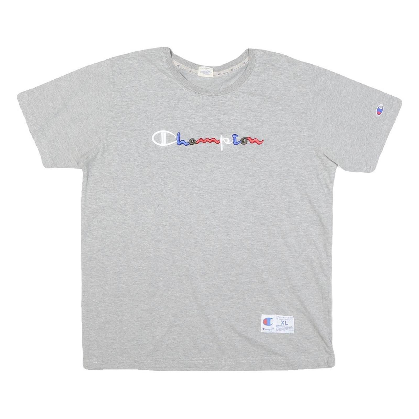 Buy CHAMPION Womens Grey XL Short Sleeve Crew Neck Cotton Blend Modern T-Shirt Refurbished - $32.49 CHAMPION Womens Grey XL Short Sleeve Crew Neck Cotton Blend Modern T-Shirt Refurbished - N/A refurbished available on Cerqular