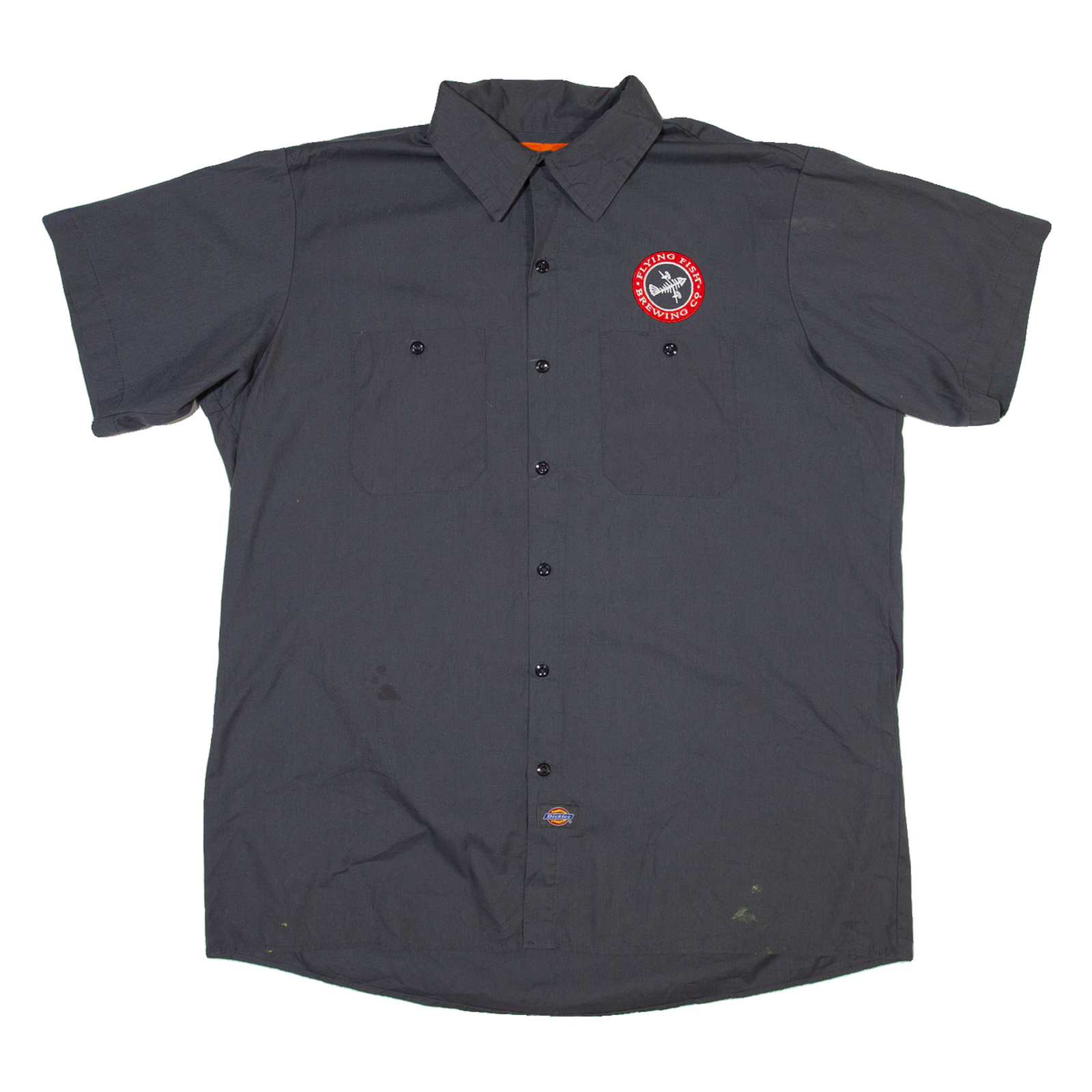 DICKIES Flying Fish Mens Plain Shirt Grey XL Refurbished - N/A refurbished available on Cerqular