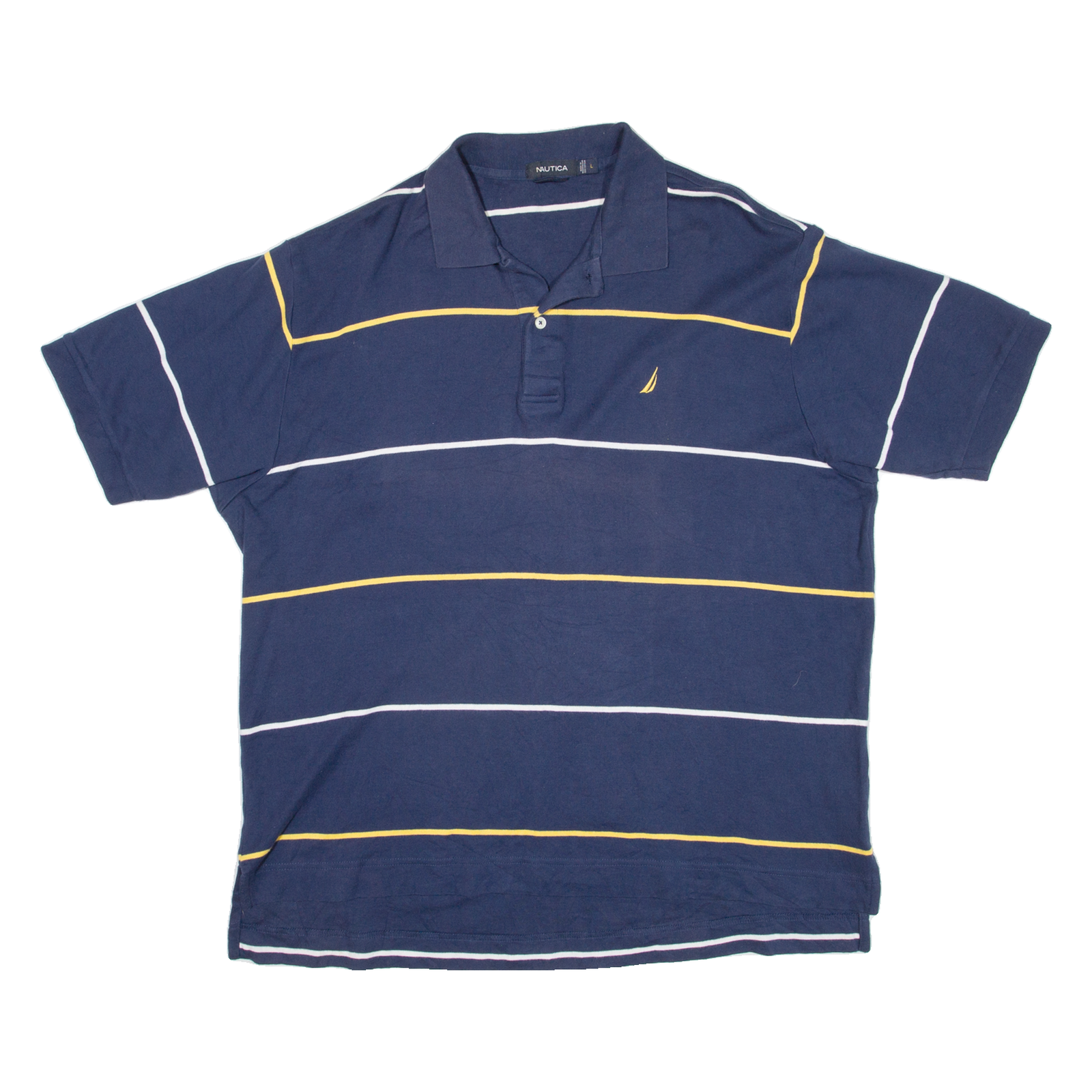 Buy NAUTICA Mens Polo Shirt Blue Striped L Refurbished - $27.29 NAUTICA Mens Polo Shirt Blue Striped L Refurbished - N/A refurbished available on Cerqular