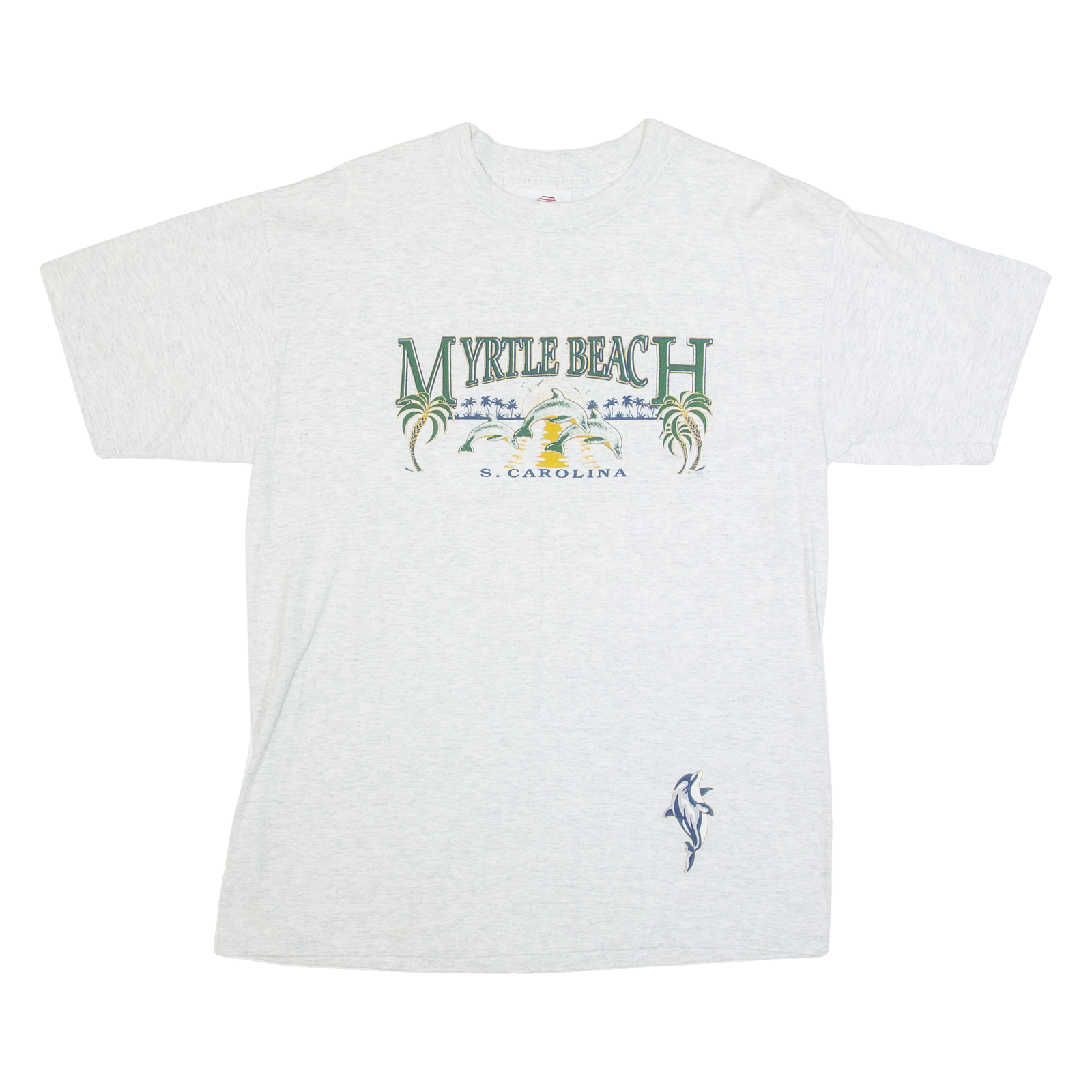 CANNON Myrtle Beach S.Carolina Womens T-Shirt Grey 90s USA L Refurbished - N/A refurbished available on Cerqular