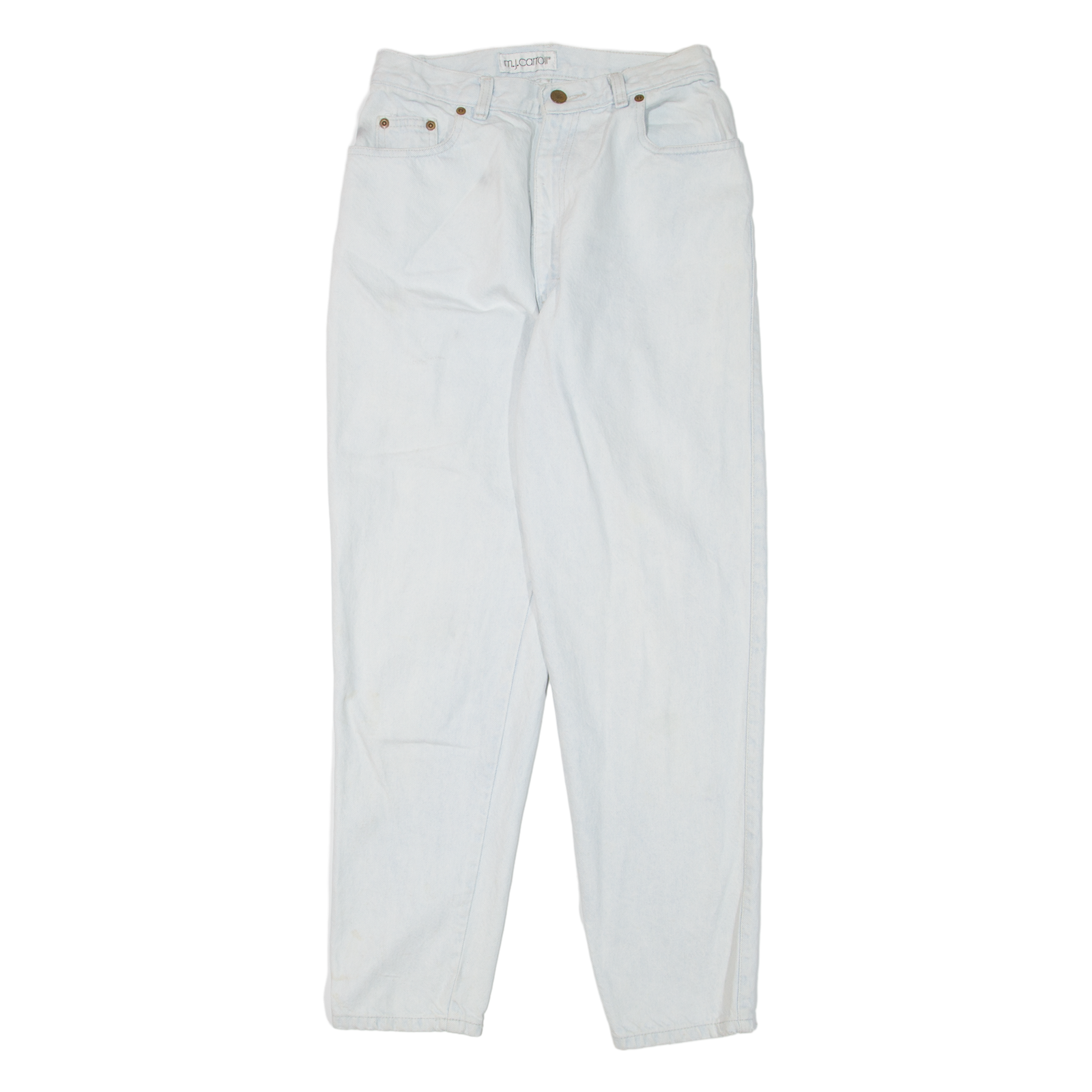 M.J CARROLL Womens Jeans Blue Regular Mom 90s W26 L28 Refurbished - N/A refurbished available on Cerqular