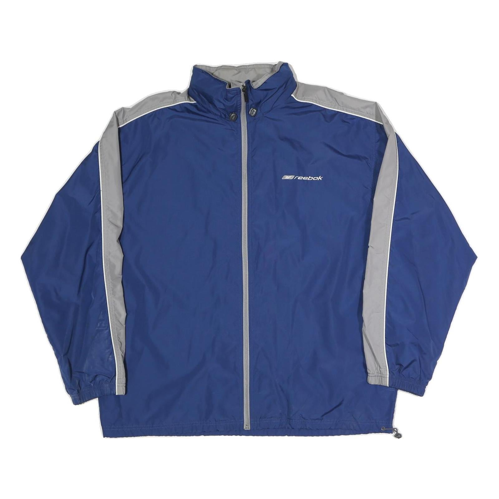Buy REEBOK Mens Blue & Grey Casual Jacket L Polyester Blend Plain Zip Sporty Refurbished - $36.39 REEBOK Mens Blue & Grey Casual Jacket L Polyester Blend Plain Zip Sporty Refurbished - N/A refurbished available on Cerqular