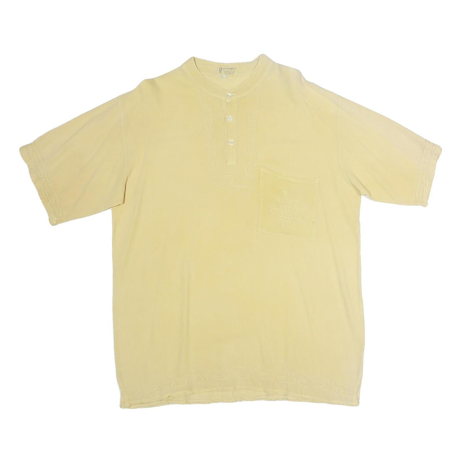 Buy ARTES MANOLITA Womens Beige Cotton Blend Button Top Short Sleeve L Sun Refurbished - $15.59 ARTES MANOLITA Womens Beige Cotton Blend Button Top Short Sleeve L Sun Refurbished - N/A refurbished available on Cerqular