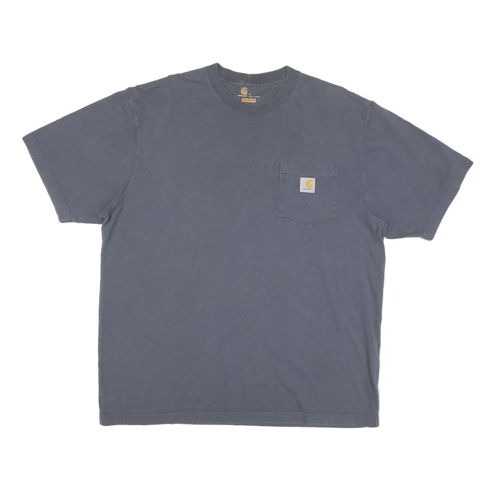 Buy CARHARTT Mens Grey Pocket T-Shirt L Short Sleeve Crew Neck Cotton Blend Casual Refurbished - $24.69 CARHARTT Mens Grey Pocket T-Shirt L Short Sleeve Crew Neck Cotton Blend Casual Refurbished - N/A refurbished available on Cerqular