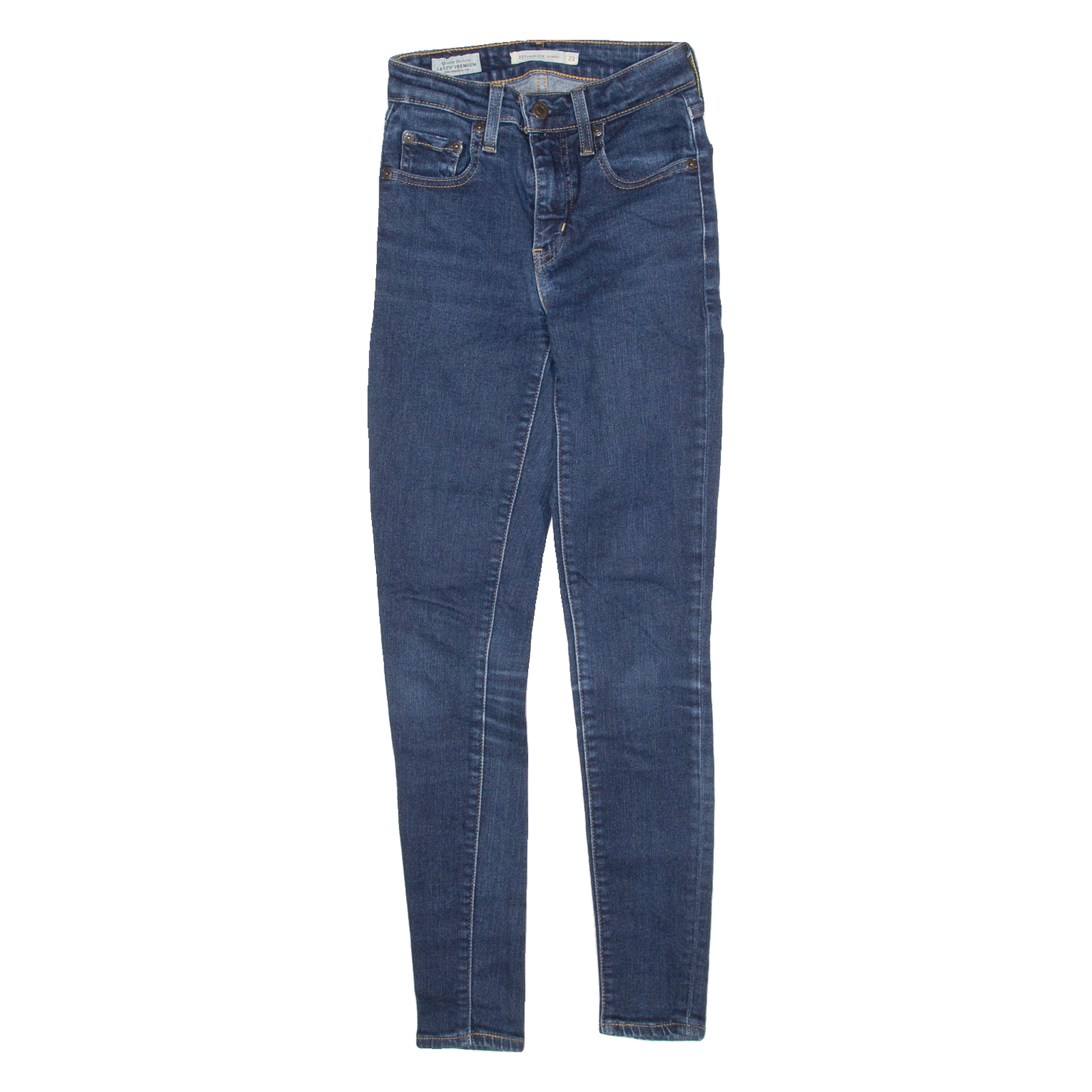 LEVI'S Big E Womens Jeans Blue Slim Skinny W23 L27 Refurbished - N/A refurbished available on Cerqular