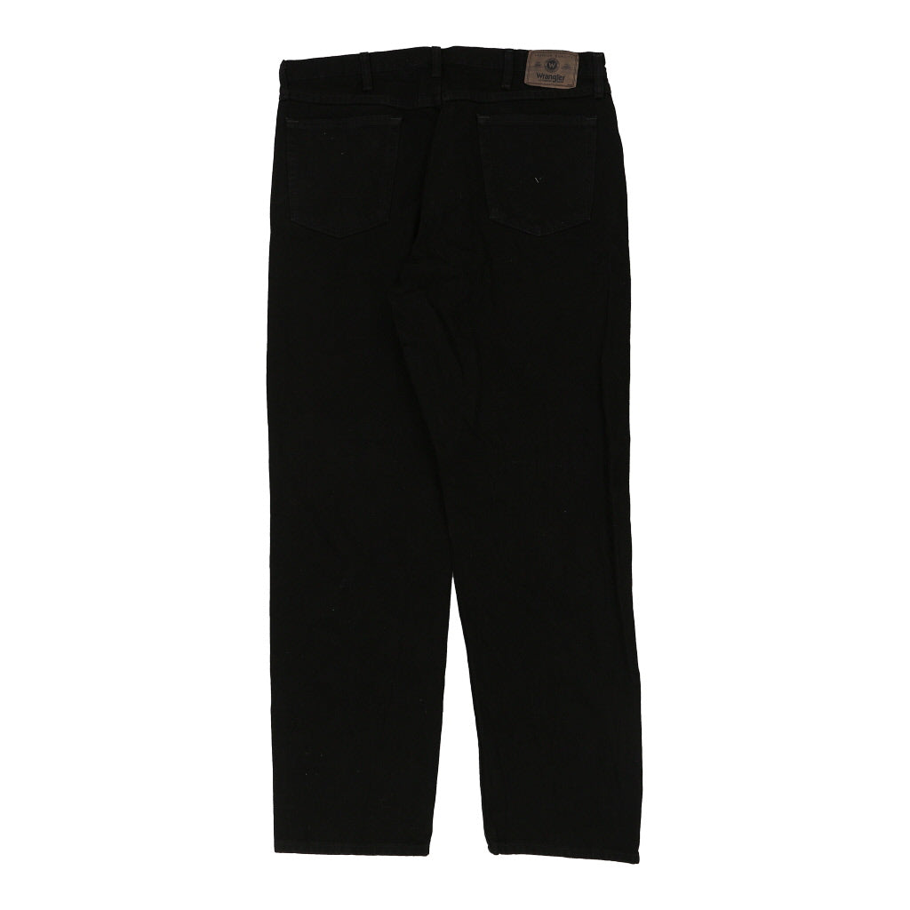 Wrangler Jeans - 40W 35L Black Cotton Blend Refurbished - Thrifted (note: this is a term often used to describe second- refurbished available on Cerqular