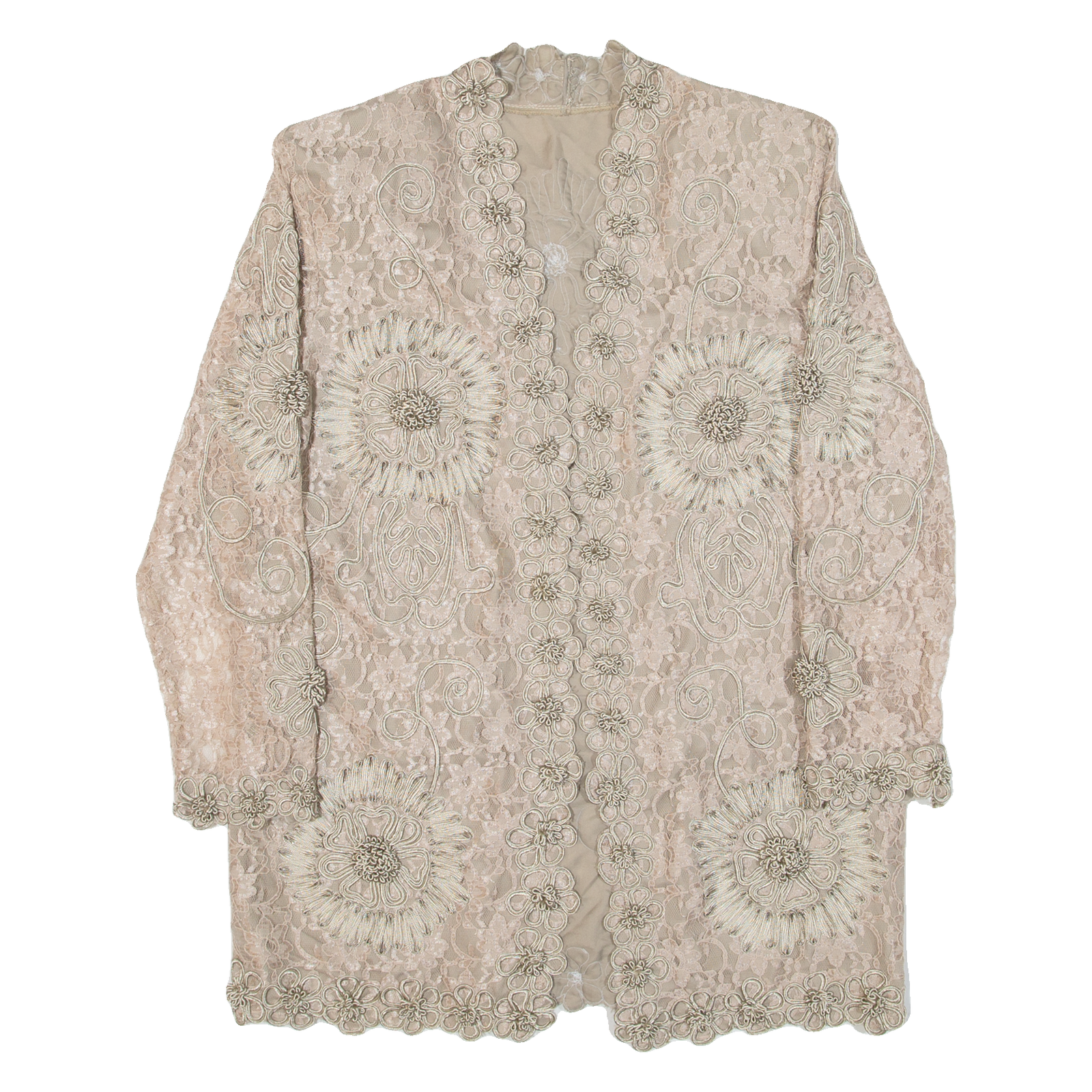 Womens Jacket Beige Lace M Refurbished - N/A refurbished available on Cerqular