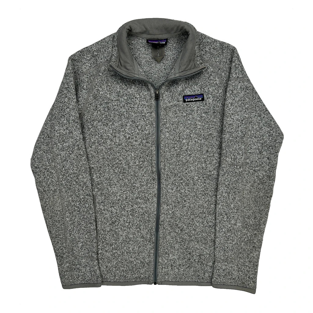 Patagonia Fleece - Small Grey Polyester Refurbished - Thrifted (note: this is a term often used to describe second- refurbished available on Cerqular