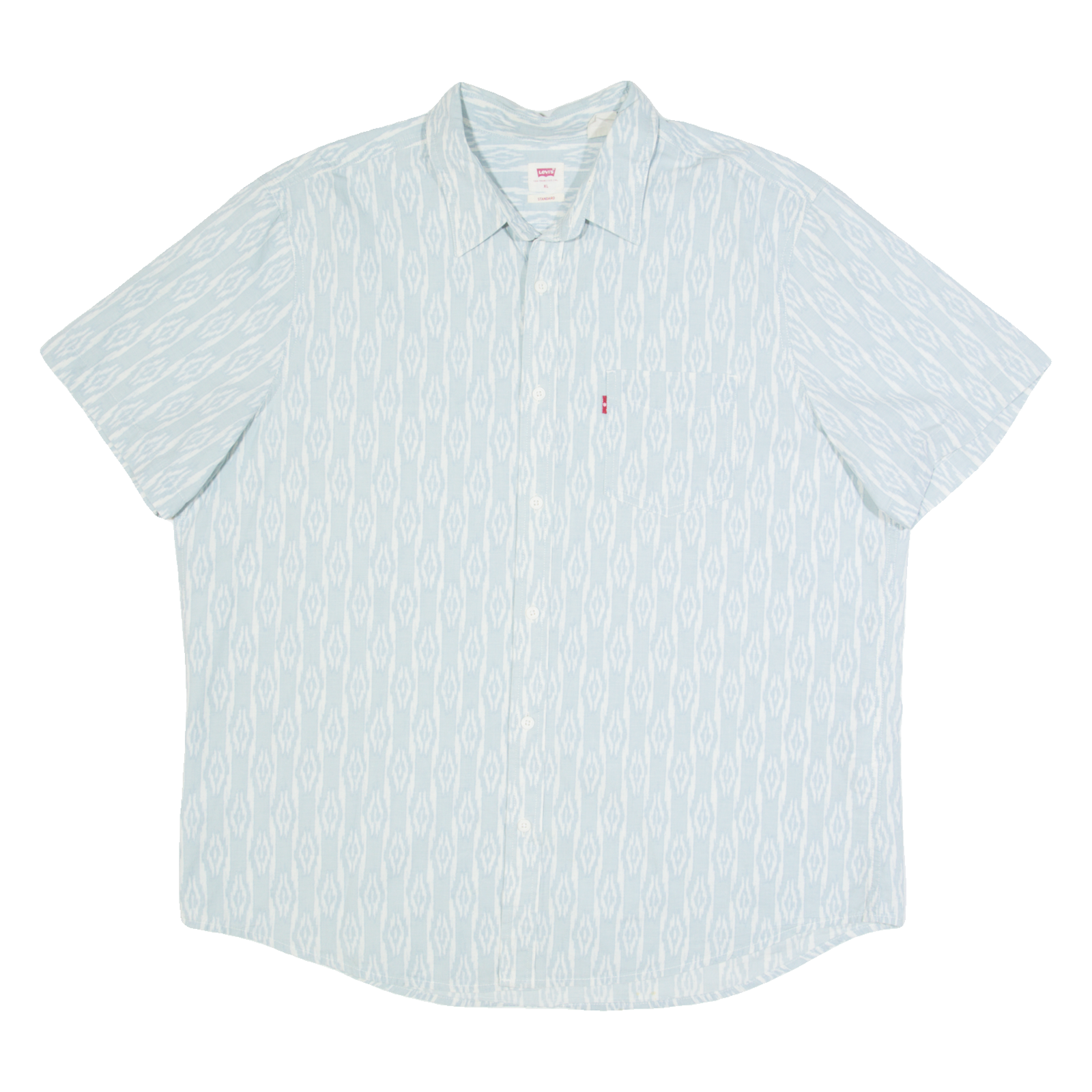 LEVI'S Mens Shirt Blue Striped XL Refurbished - N/A refurbished available on Cerqular